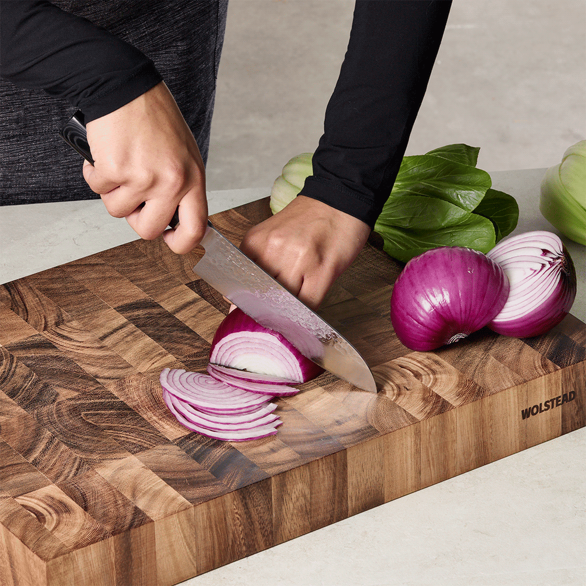 Wolstead Bonn End Grain Chopping Board 50x35cm Image 6