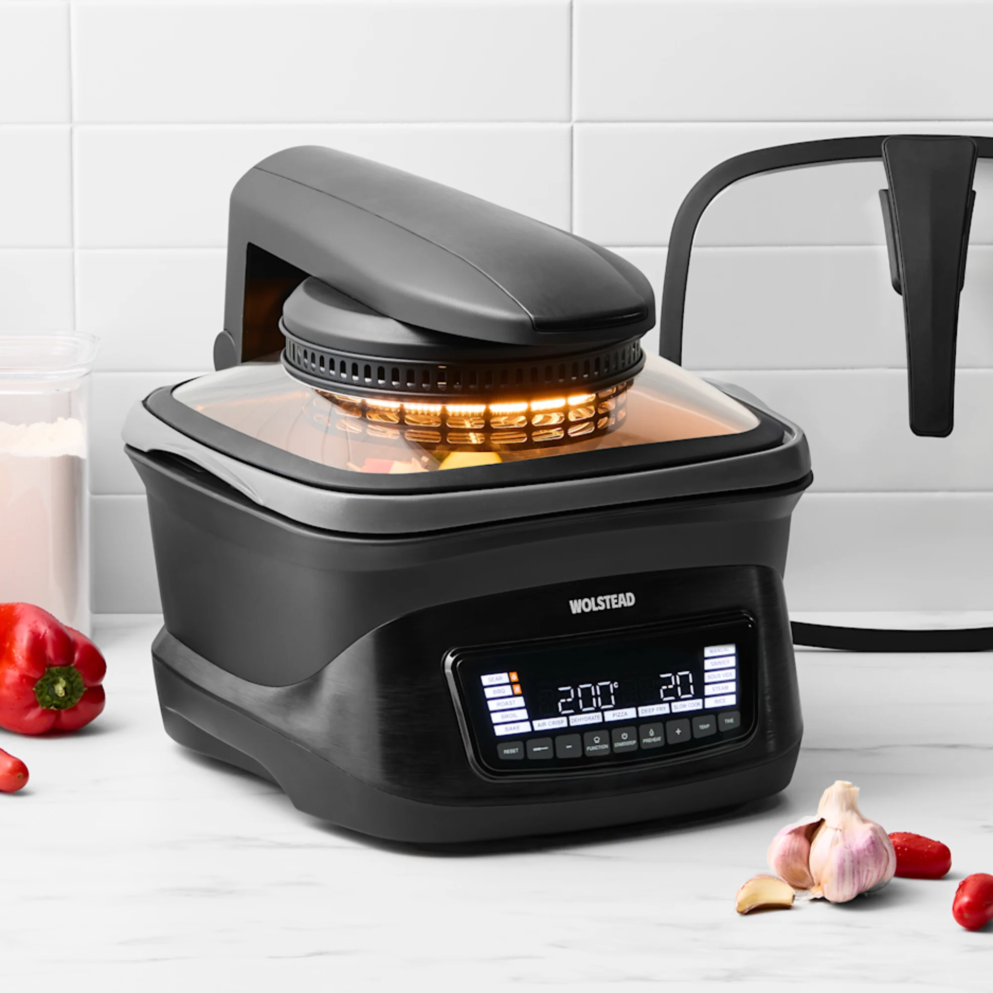 Wolstead Cookmaster 14 in 1 Multi Cooker Air Fryer 8L Image 1