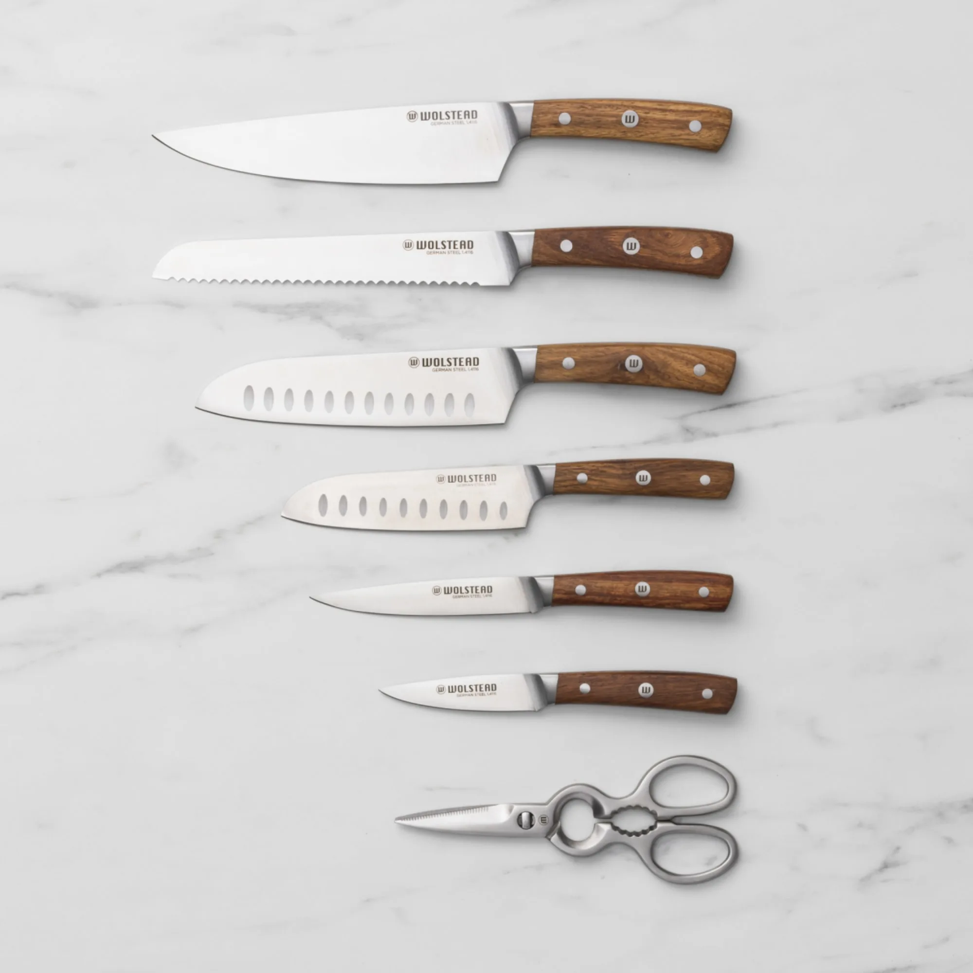 Wolstead Estate 8pc Knife Block Set Image 2