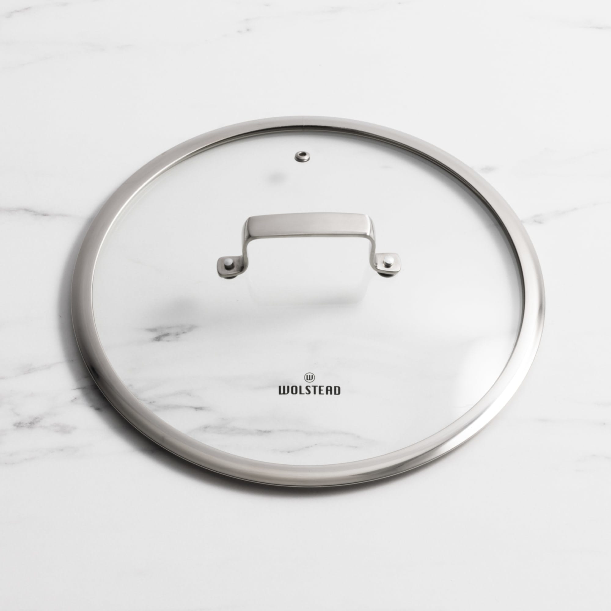Wolstead Glass Lid with Silver Rim 28cm