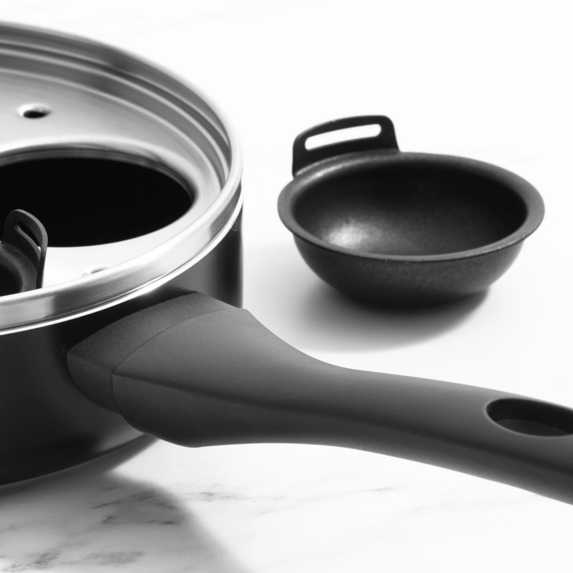 Wolstead Stonetek 4 Cup Egg Poacher Pan 20cm Image 2