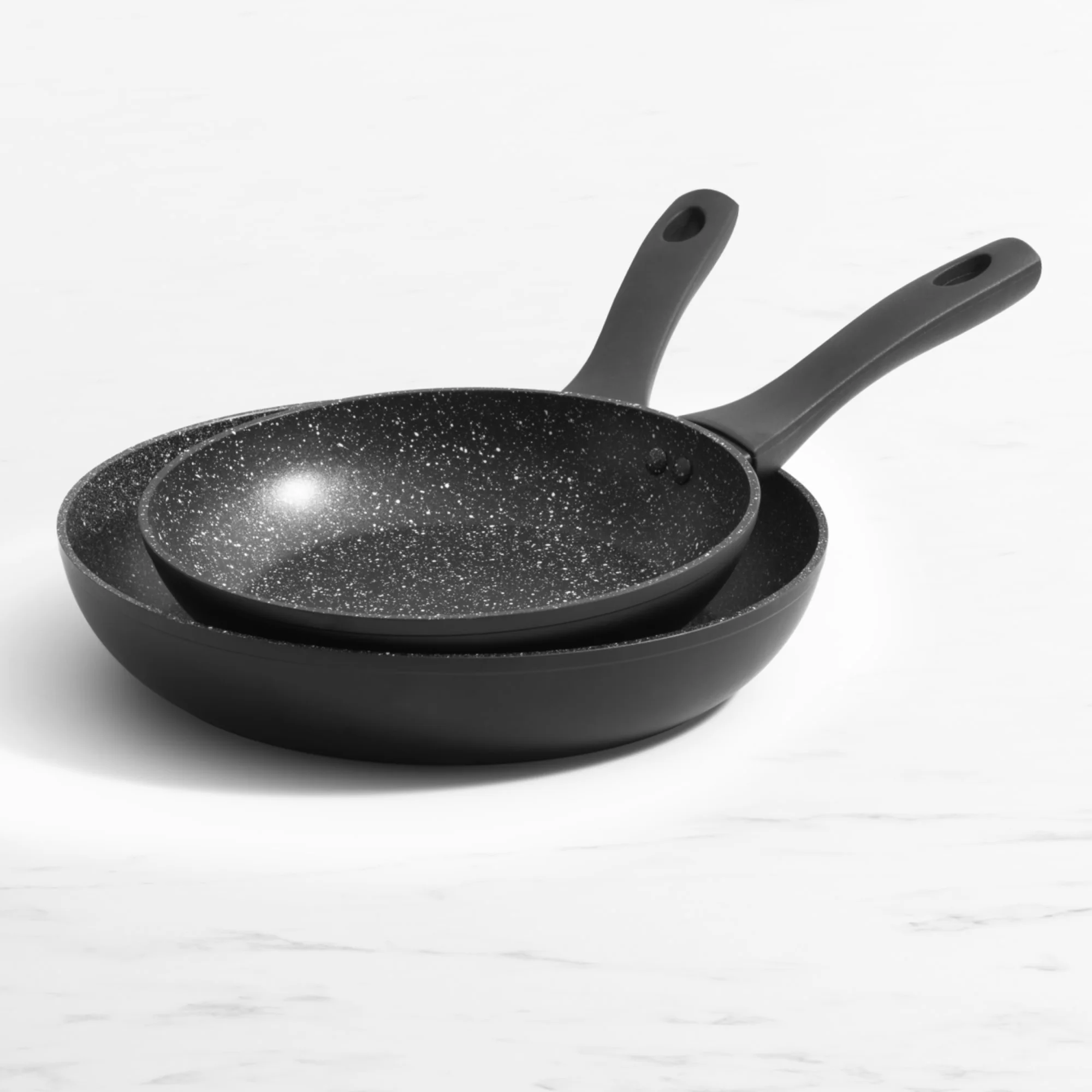 Wolstead Stonetek Twin Non Stick Frypan Set 24cm & 30cm Image 1