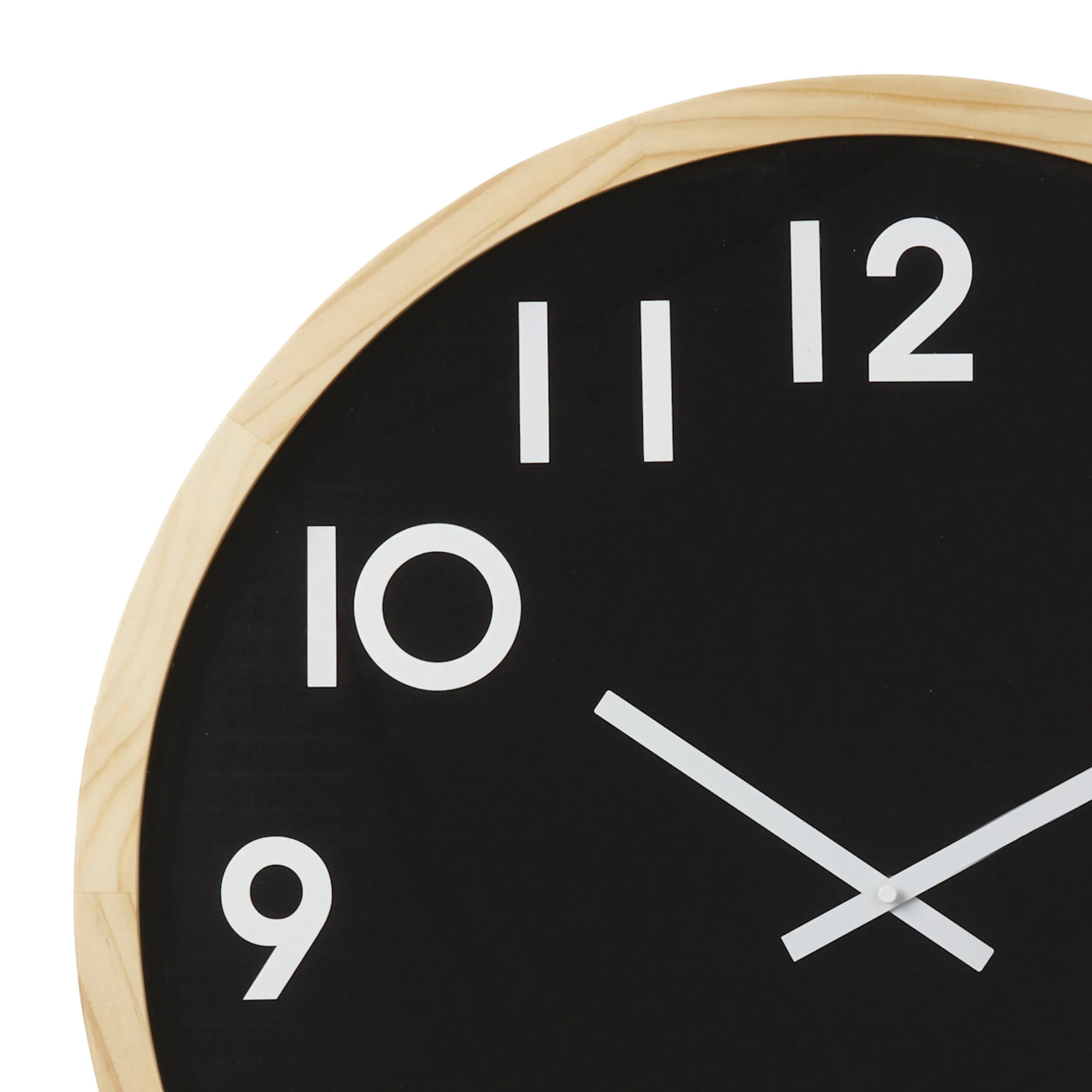 Amalfi Leonard Wall Clock 61cm Black Image 2