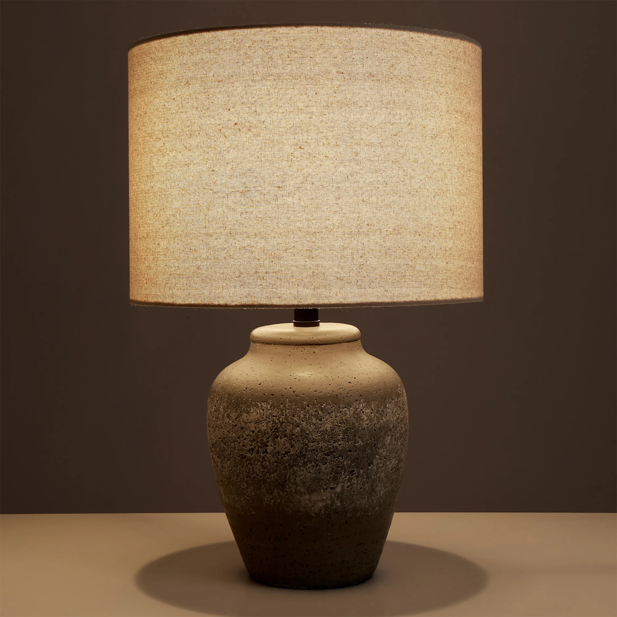 Amalfi Rustic Stone Table Lamp Image 2