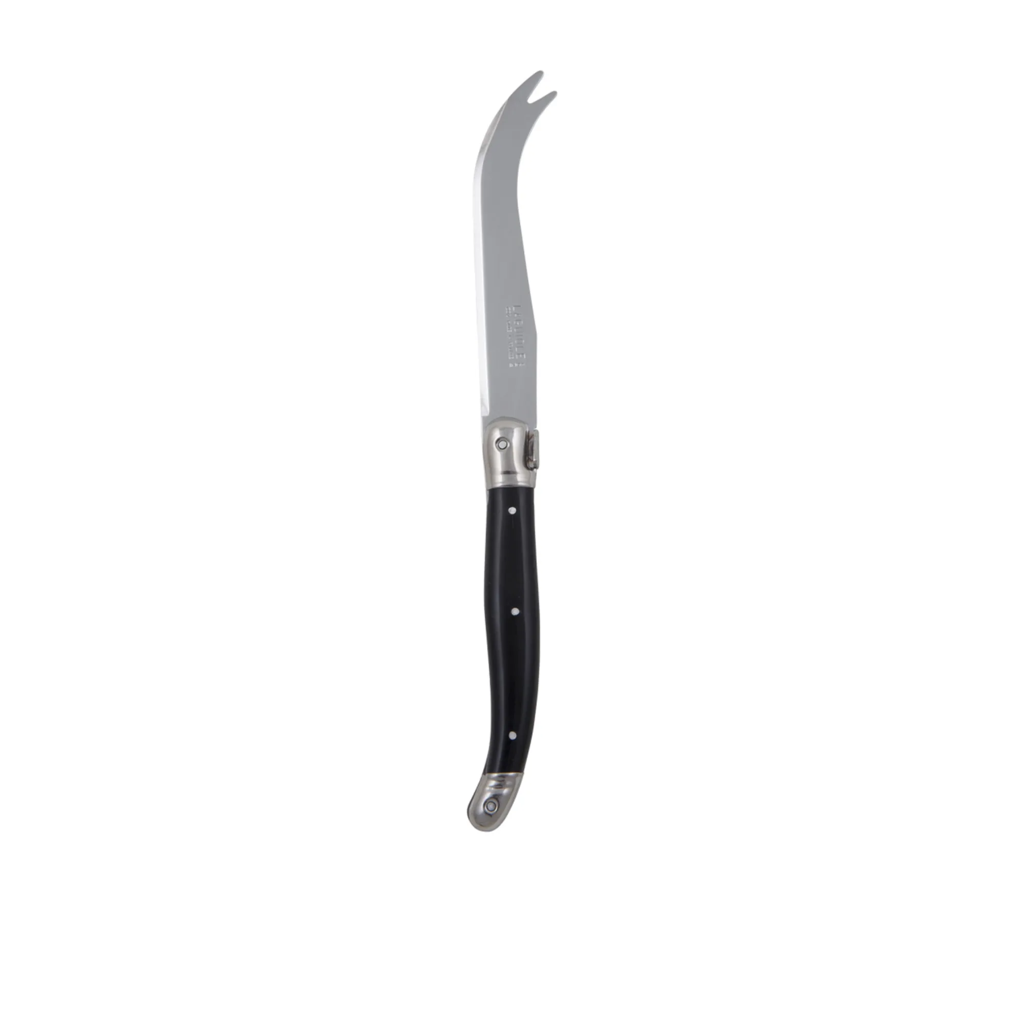Laguiole by Andre Verdier Debutant Cheese Knife Set 3pc Black Image 2