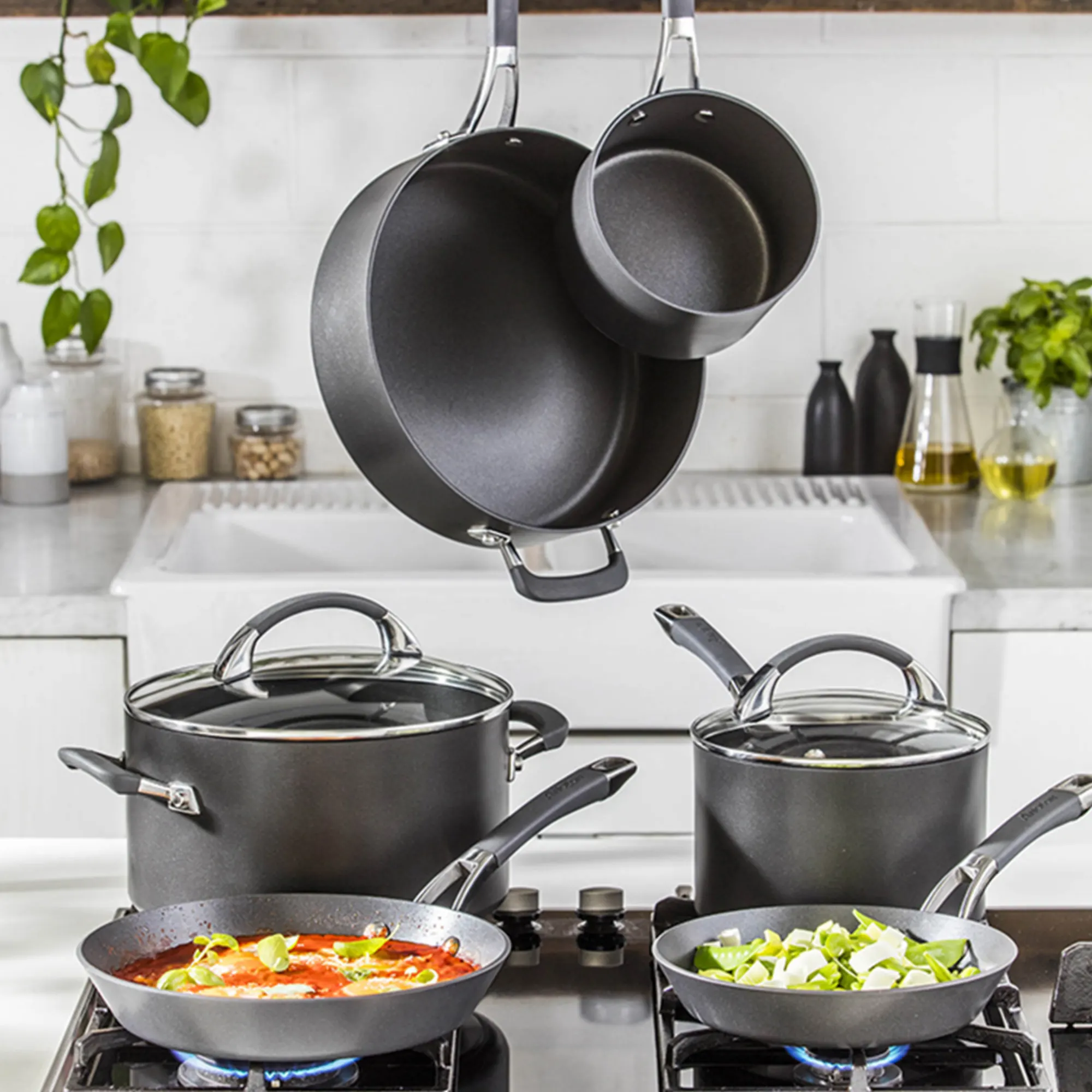 Anolon Endurance+ 6pc Non Stick Cookware Set Image 2