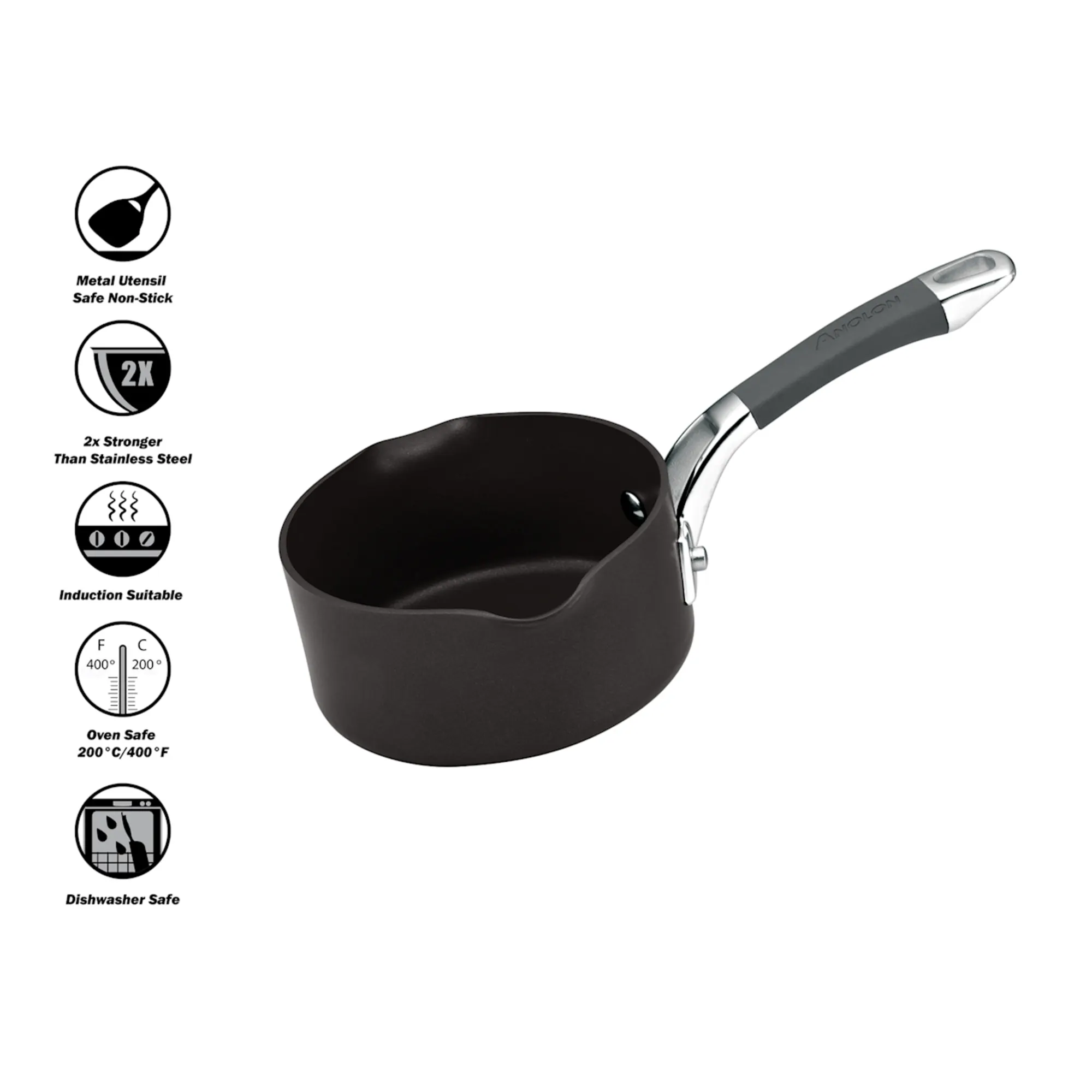 Anolon Endurance+ Non Stick Milk Pan 14cm - 900ml Image 3