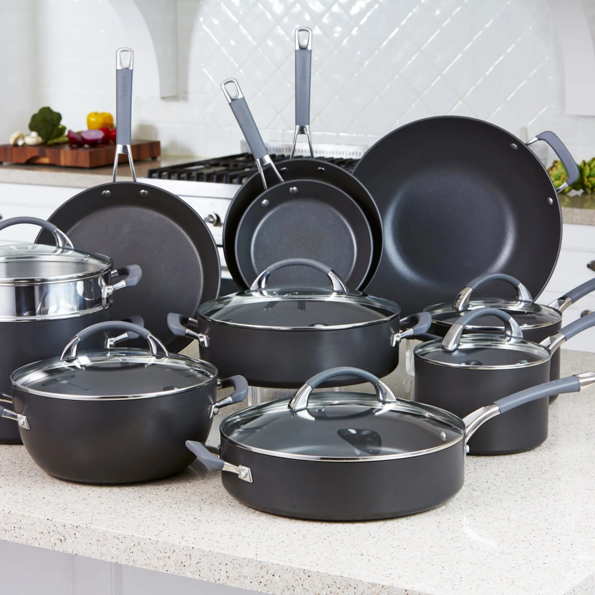 Anolon Endurance+ 6pc Non Stick Cookware Set Image 4