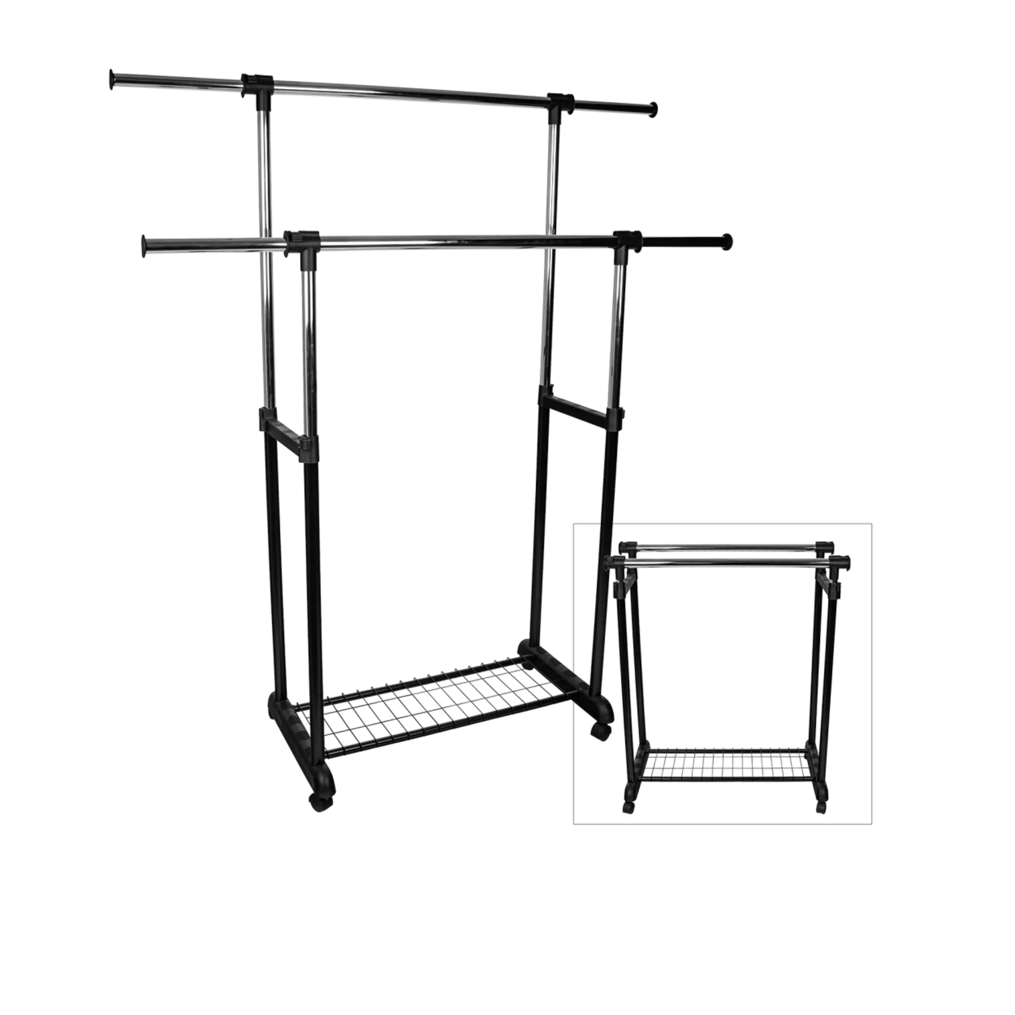 Anton Double Rail Clothes Rack Image 1
