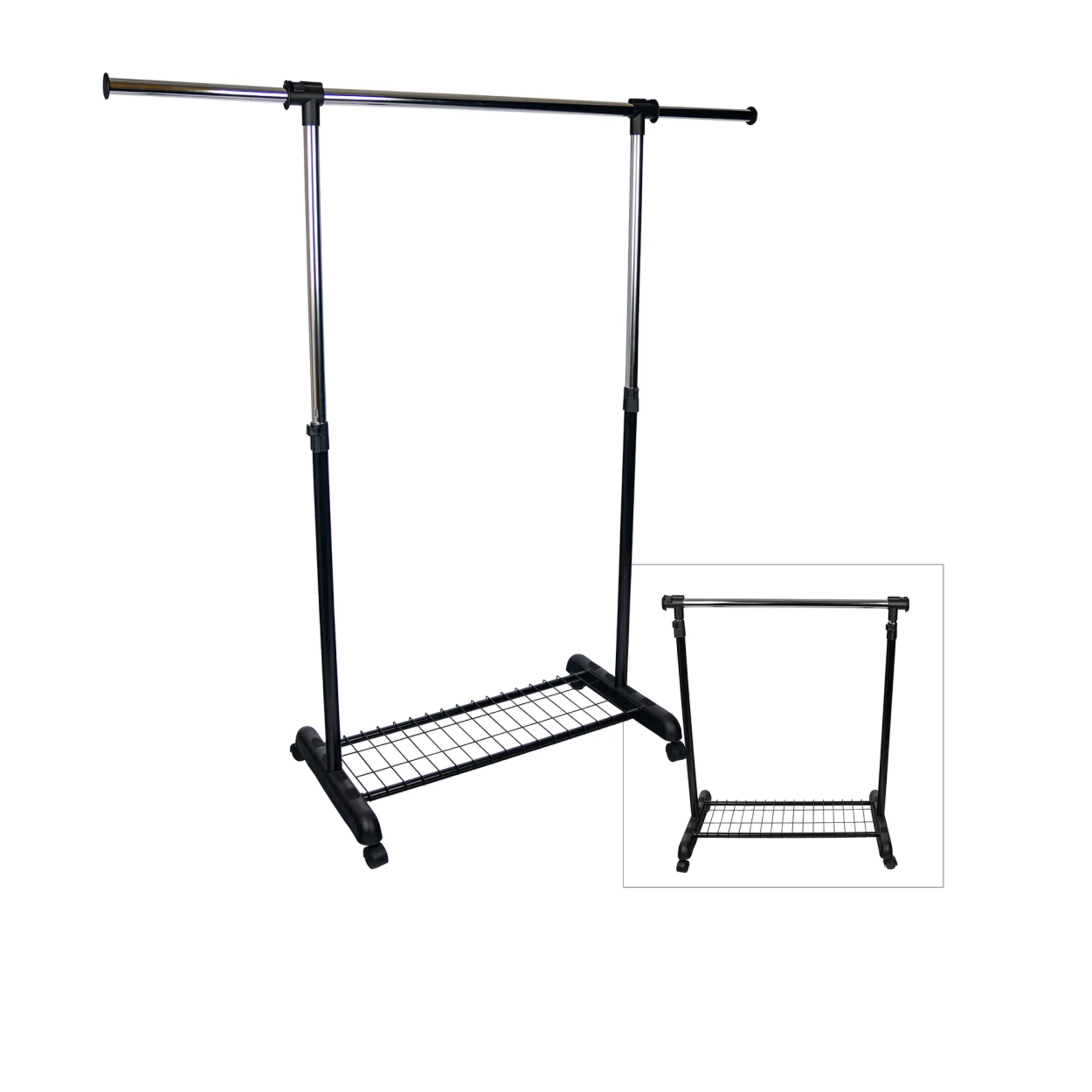 Anton Single Rail Clothes Rack Image 1
