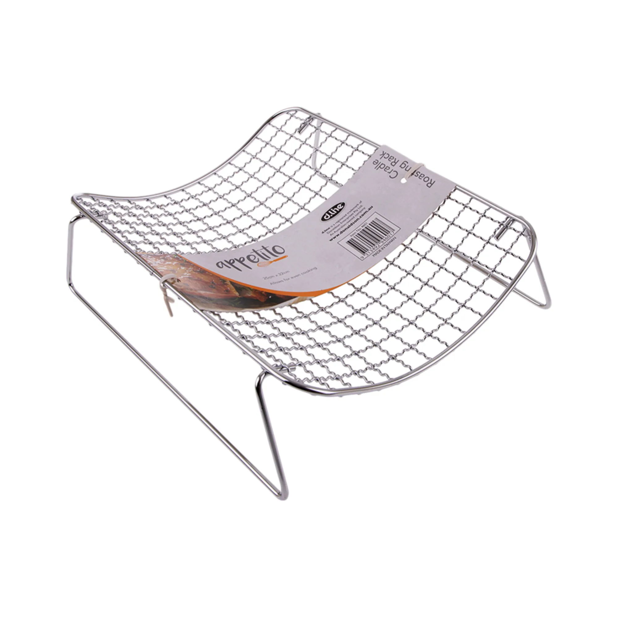 Appetito Cradle Roasting Rack 25x22cm Silver Image 1