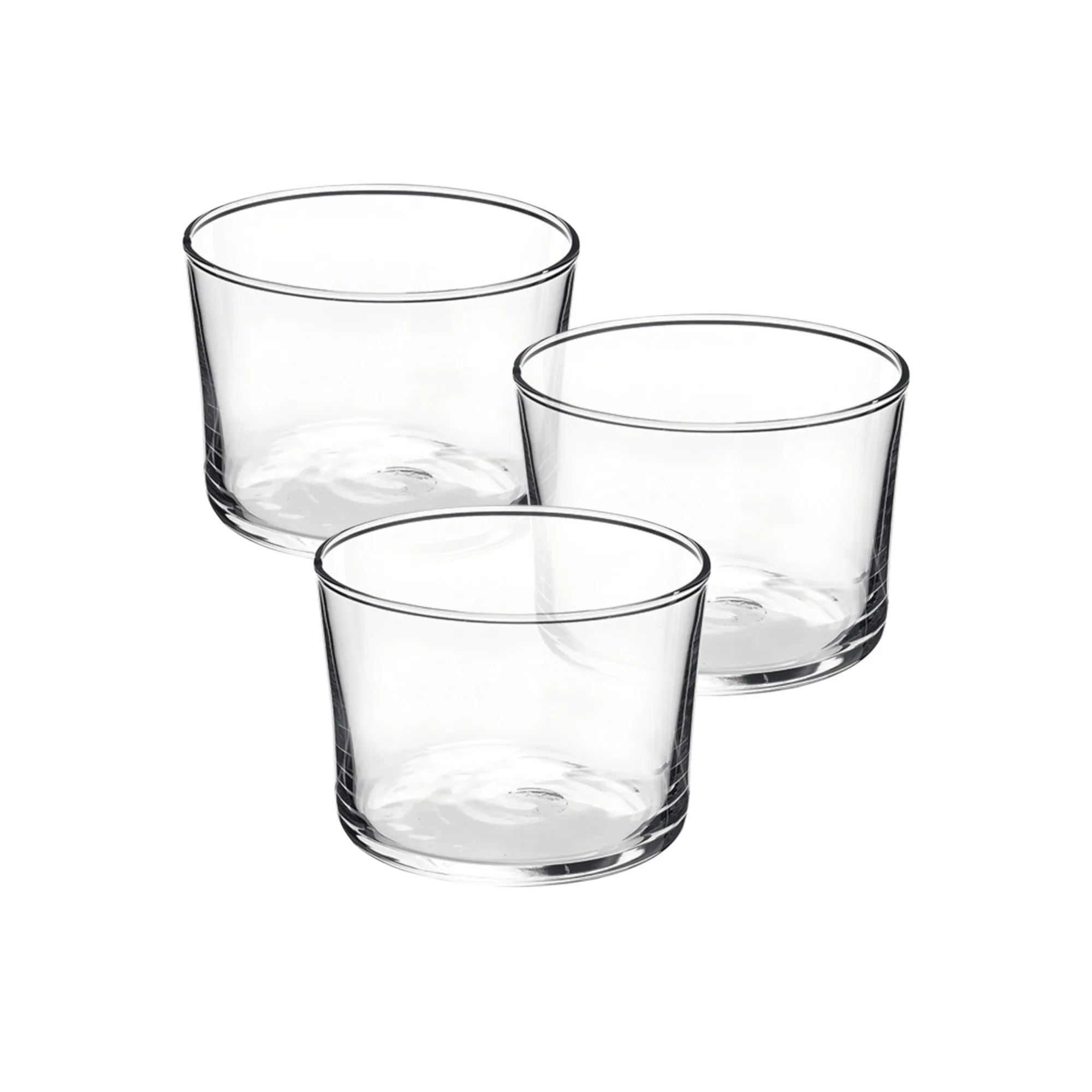 Bormioli Rocco Bodega Mini Glass Tumbler 225ml Set of 3 Image 1