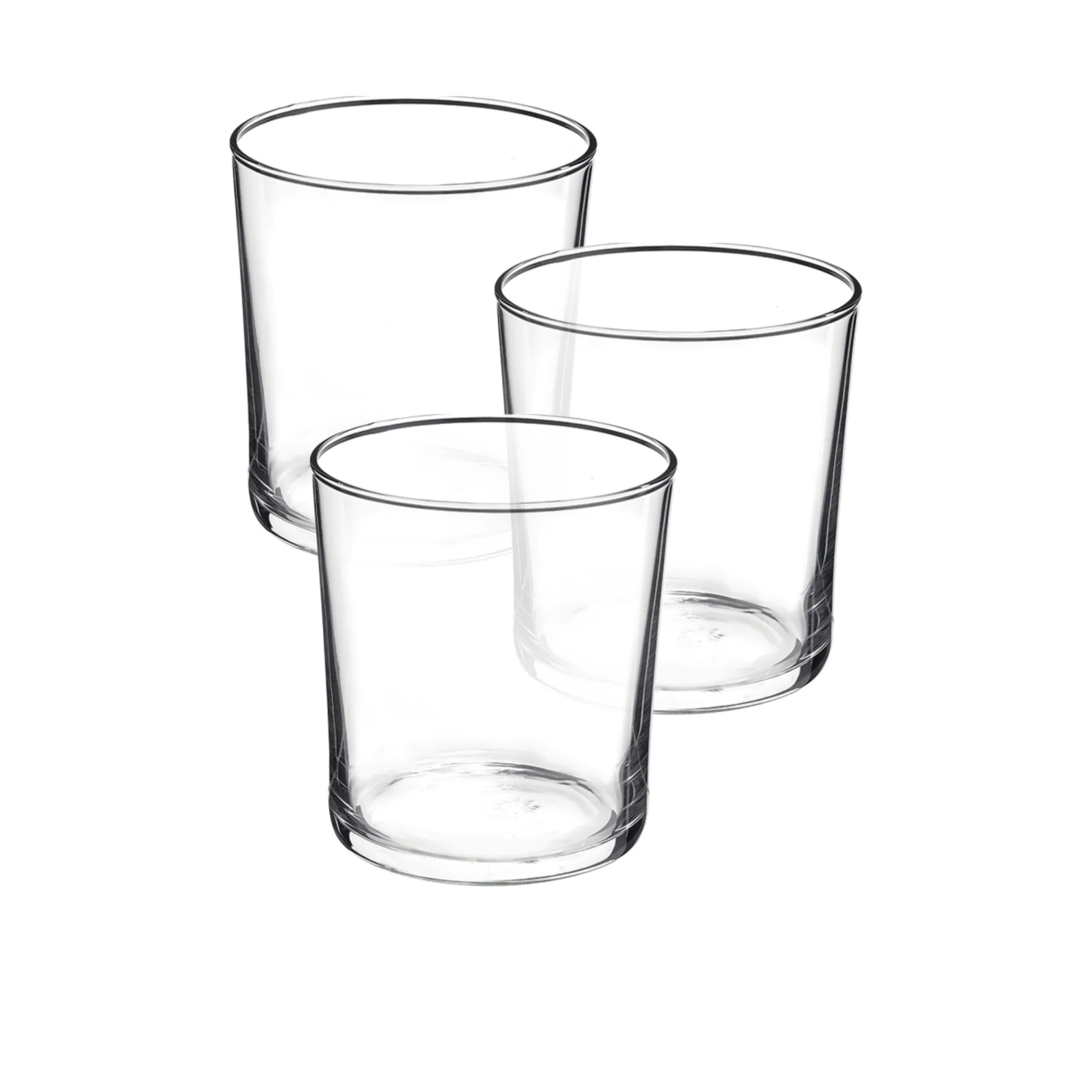 Bormioli Rocco Bodega Medium Glass Tumbler 355ml Set of 3 Image 1