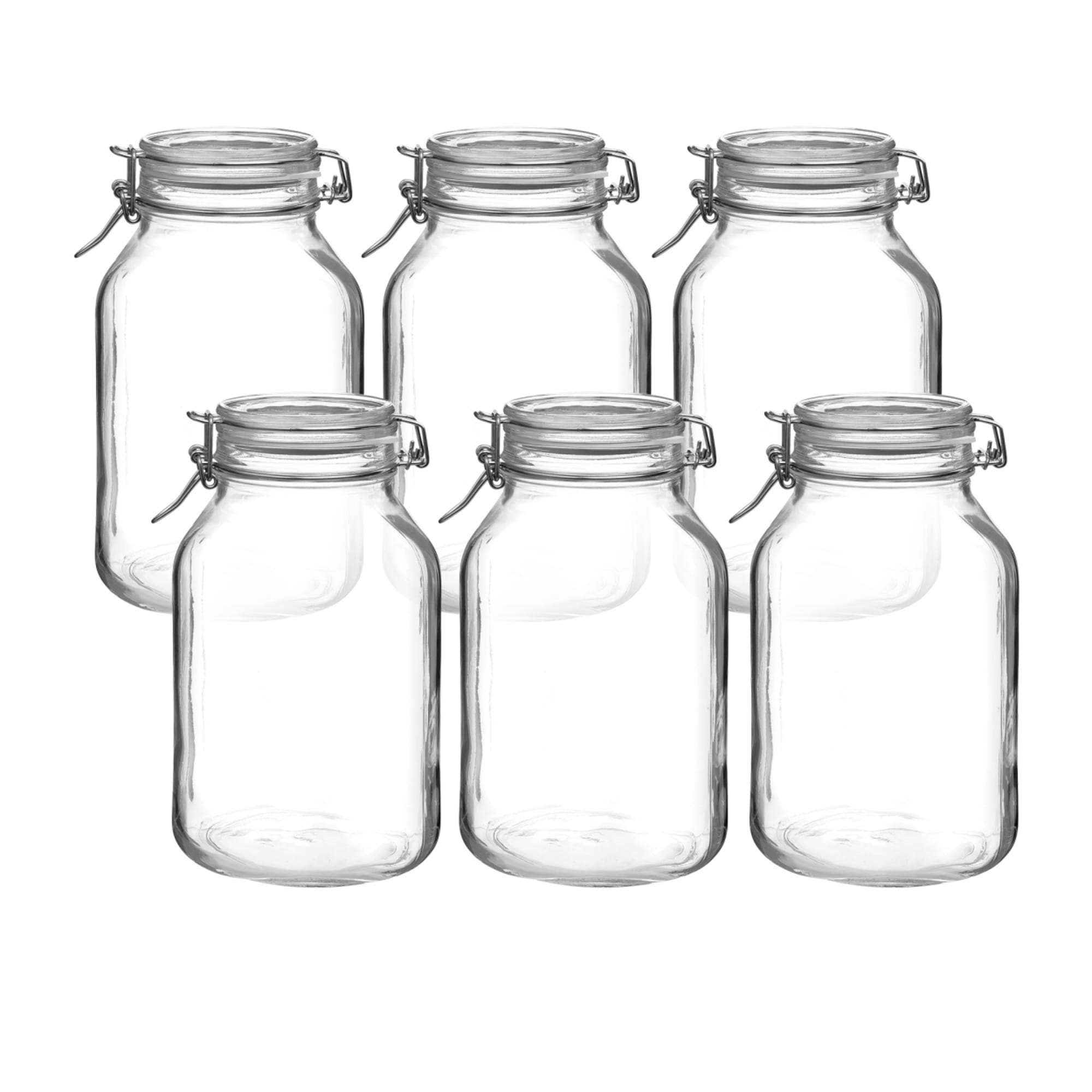 Bormioli Rocco Fido Jar Herm 3L Set of 6 Image 1