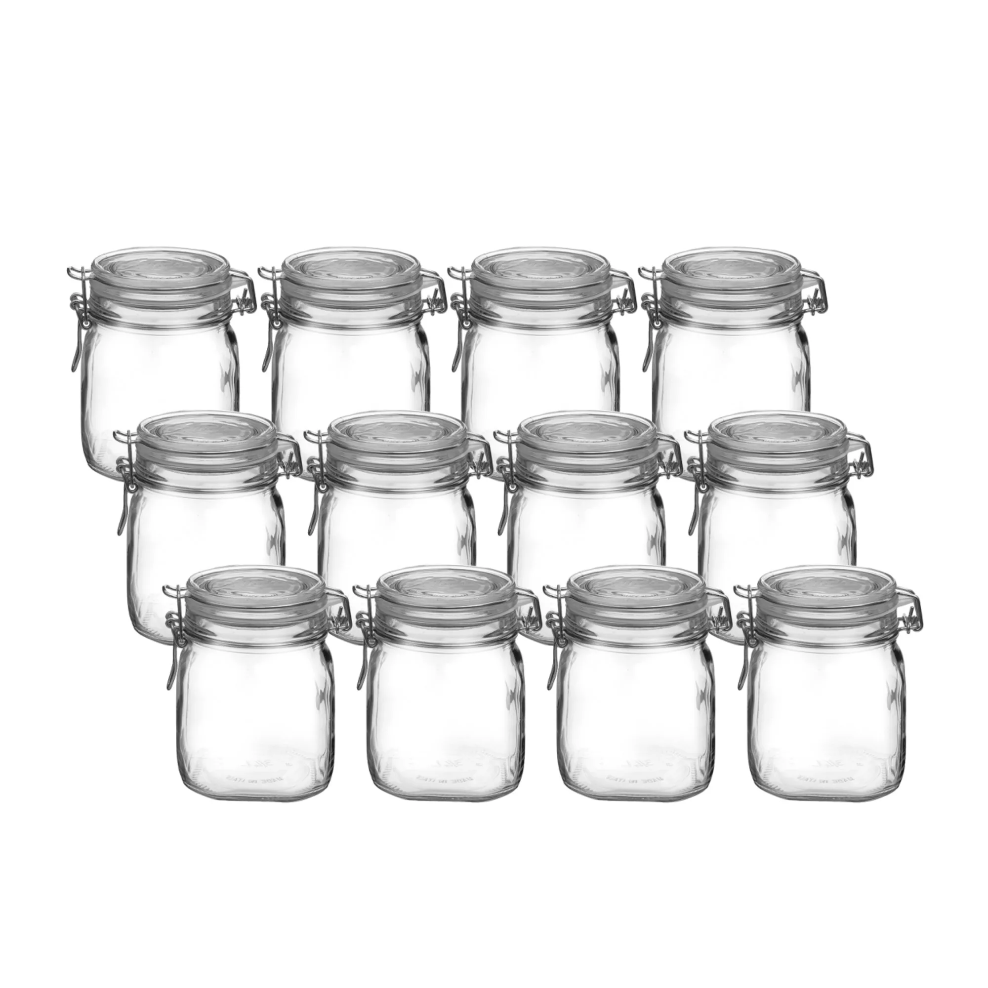 Bormioli Rocco Fido Jar Herm 750ml Set of 12 Image 1