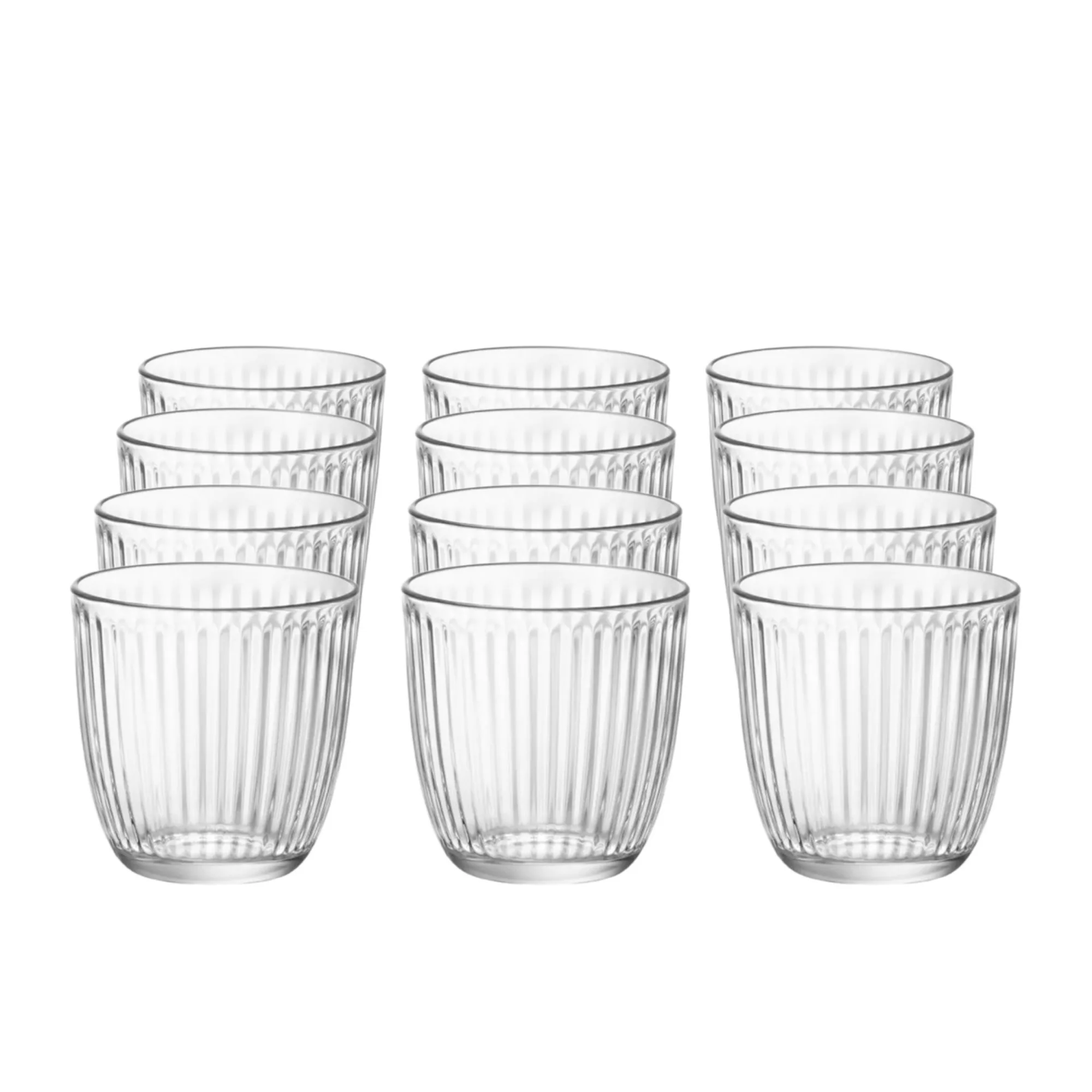 Bormioli Rocco Line Tumbler Glass 290ml Set of 12 Image 1