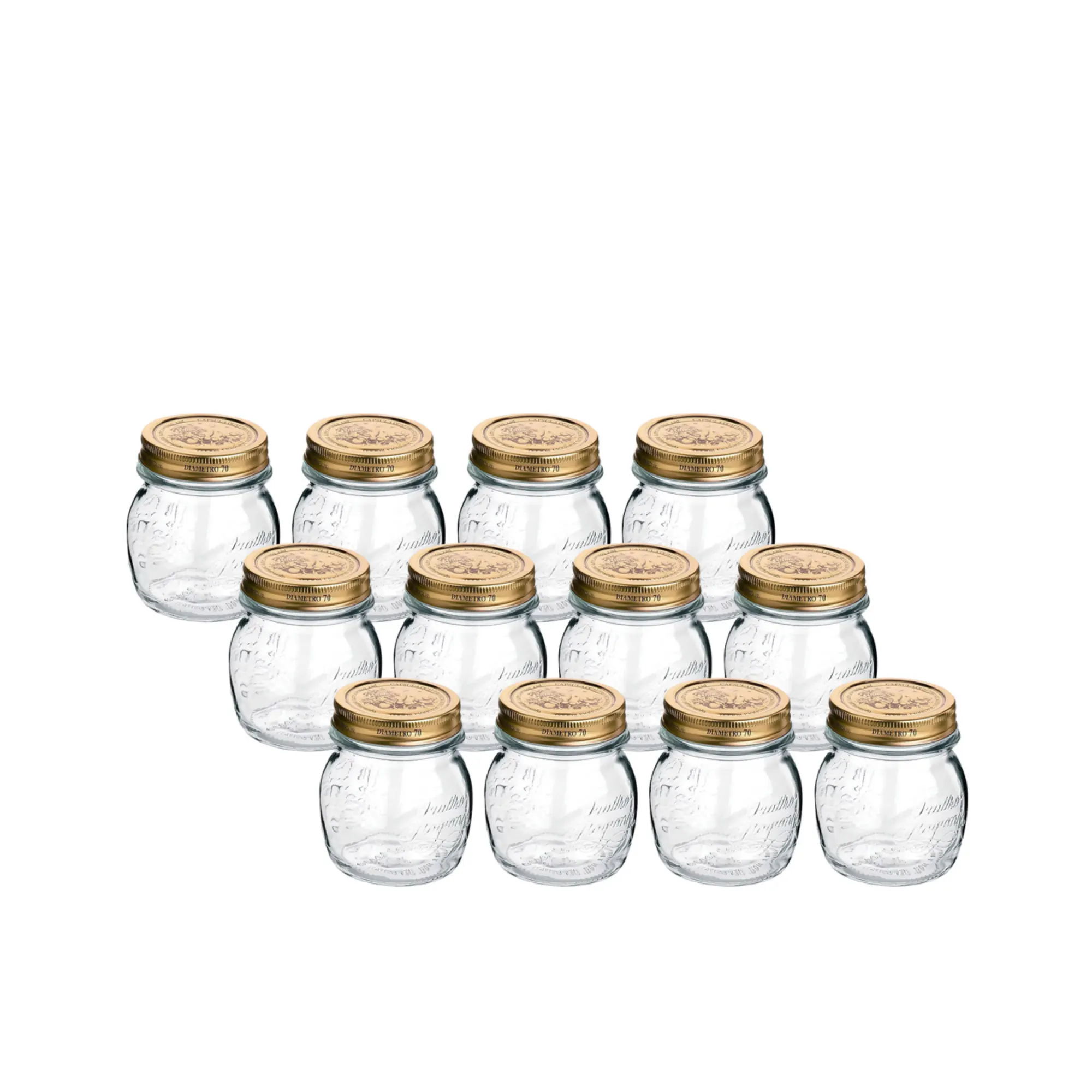 Bormioli Rocco Quattro Stagioni Storage Jar 150ml Set of 12 Image 1