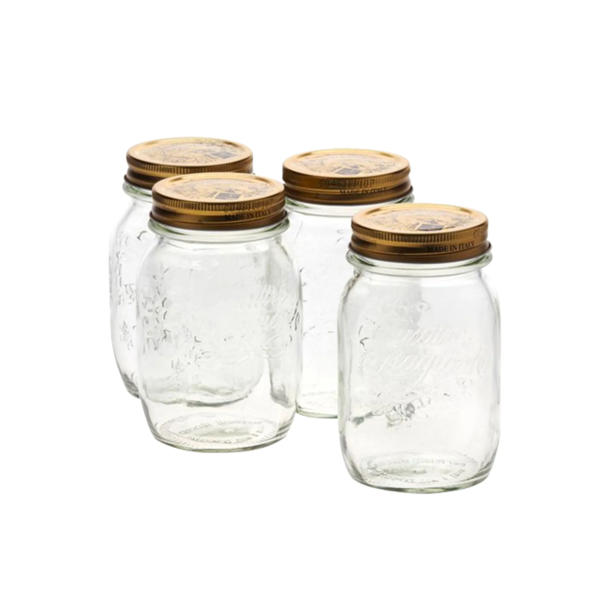 Bormioli Rocco Quattro Stagioni Storage Jar 500ml Set of 4 Image 1
