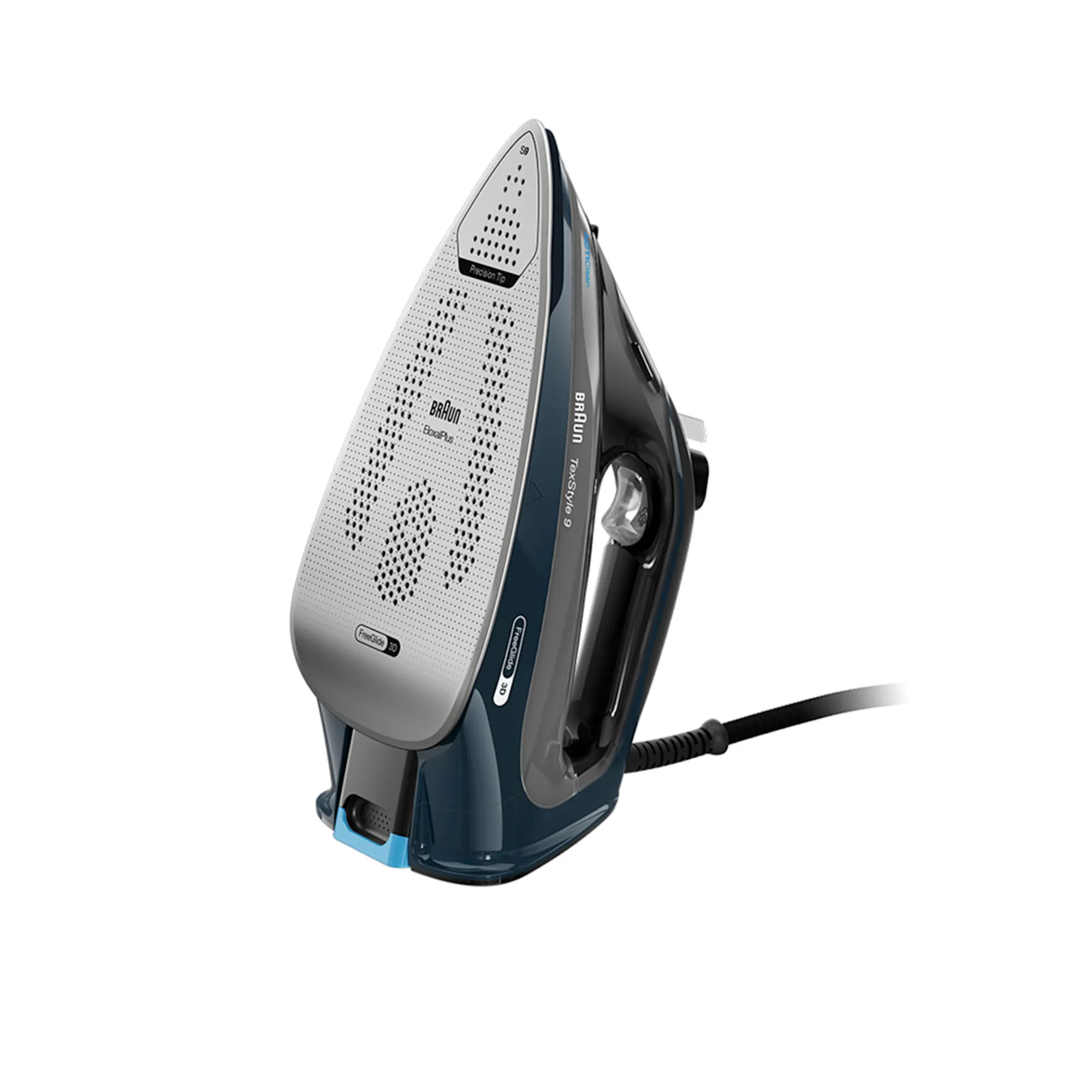 Braun TexStyle 9 SI9684DB Steam Iron Black Blue Image 2