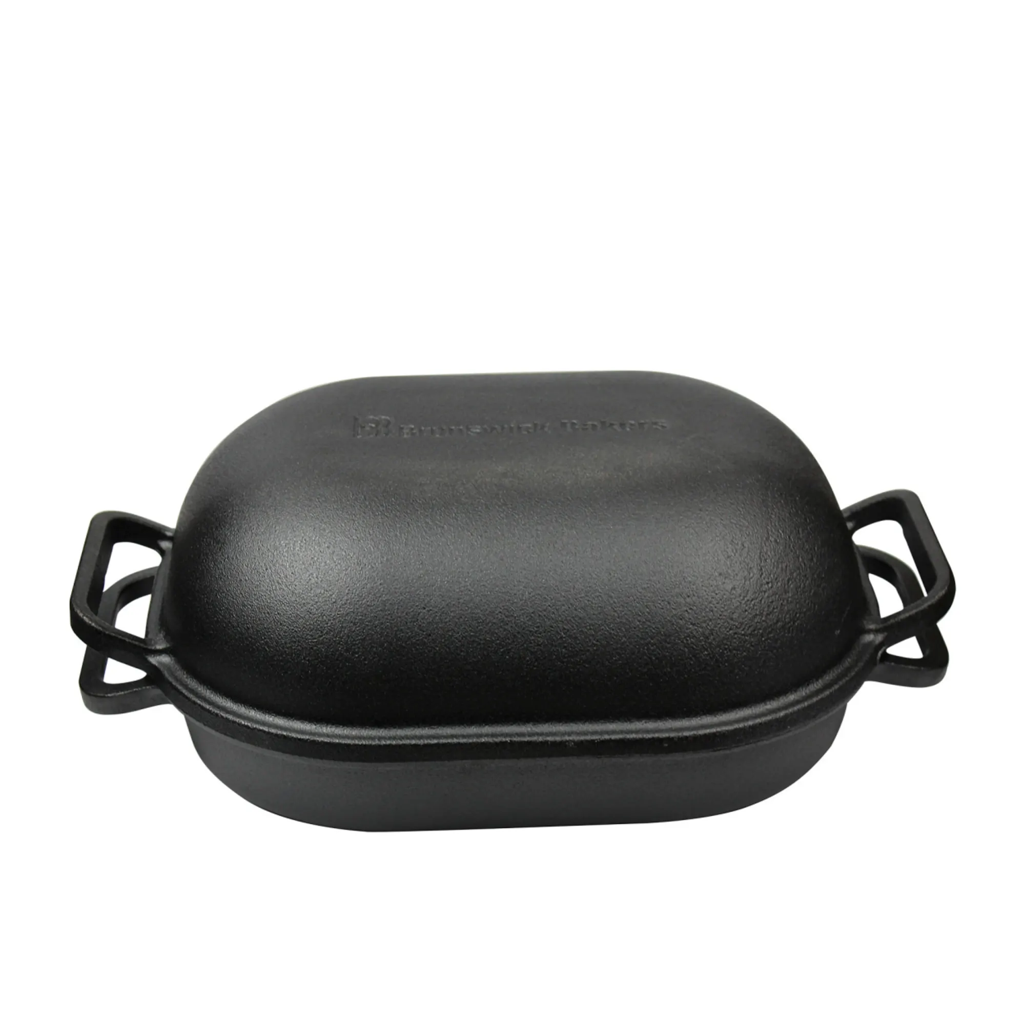 Brunswick Bakers Seasoned Cast Iron Bread Baking Pan 39x26cm Image 1