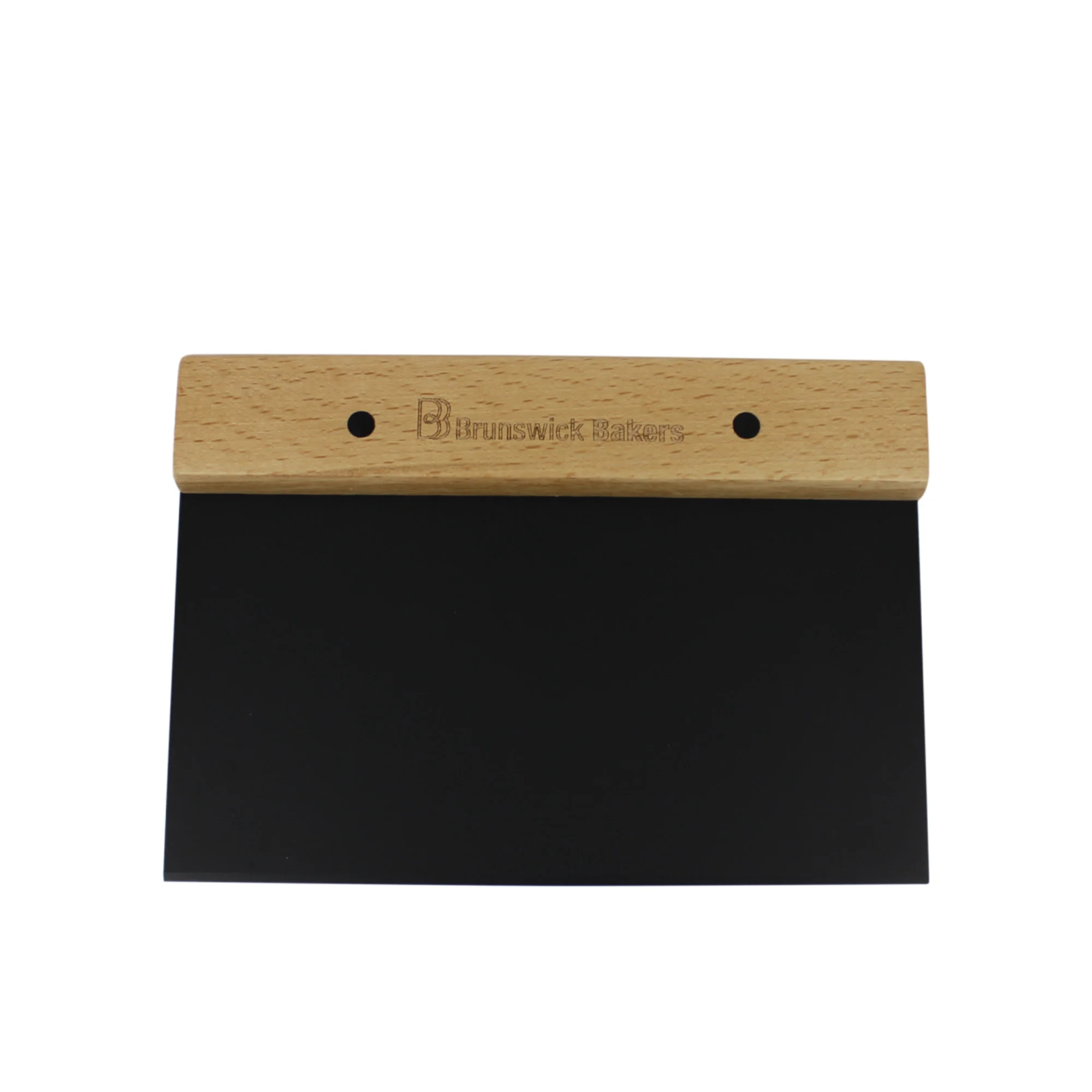 Brunswick Bakers Stainless Steel Dough Scraper 14x20cm Black Image 1