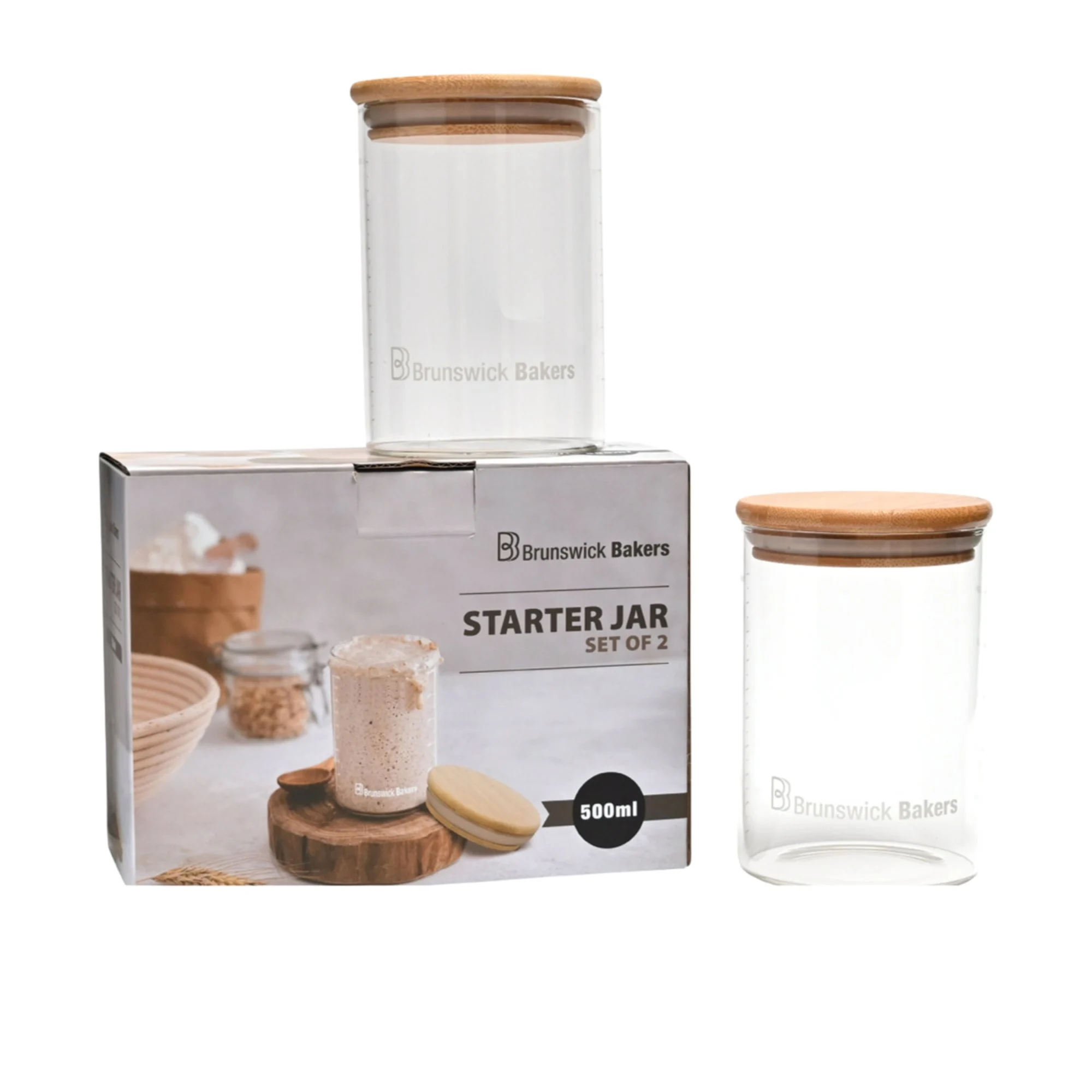 Brunswick Bakers Starter Jar 500ml Set of 2 Image 3