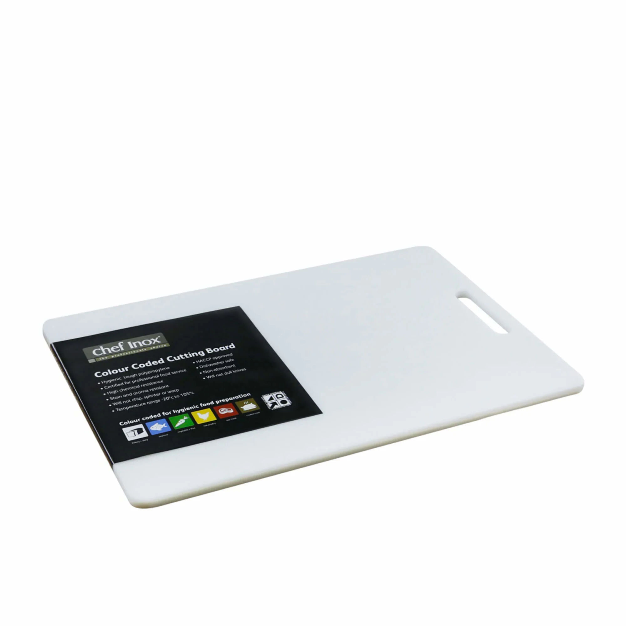 Chef Inox Cutting Board 45x30cm White Image 1