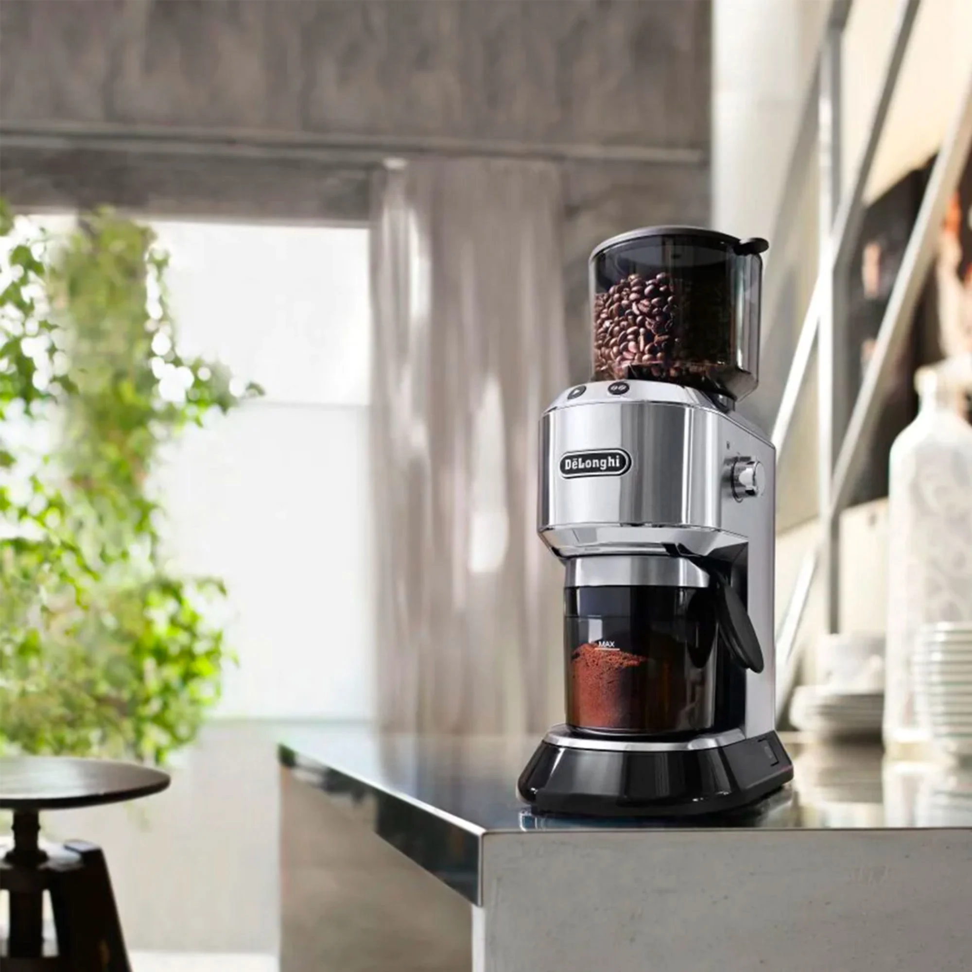 DeLonghi KG521M Electric Conical Burr Grinder Metal Image 2