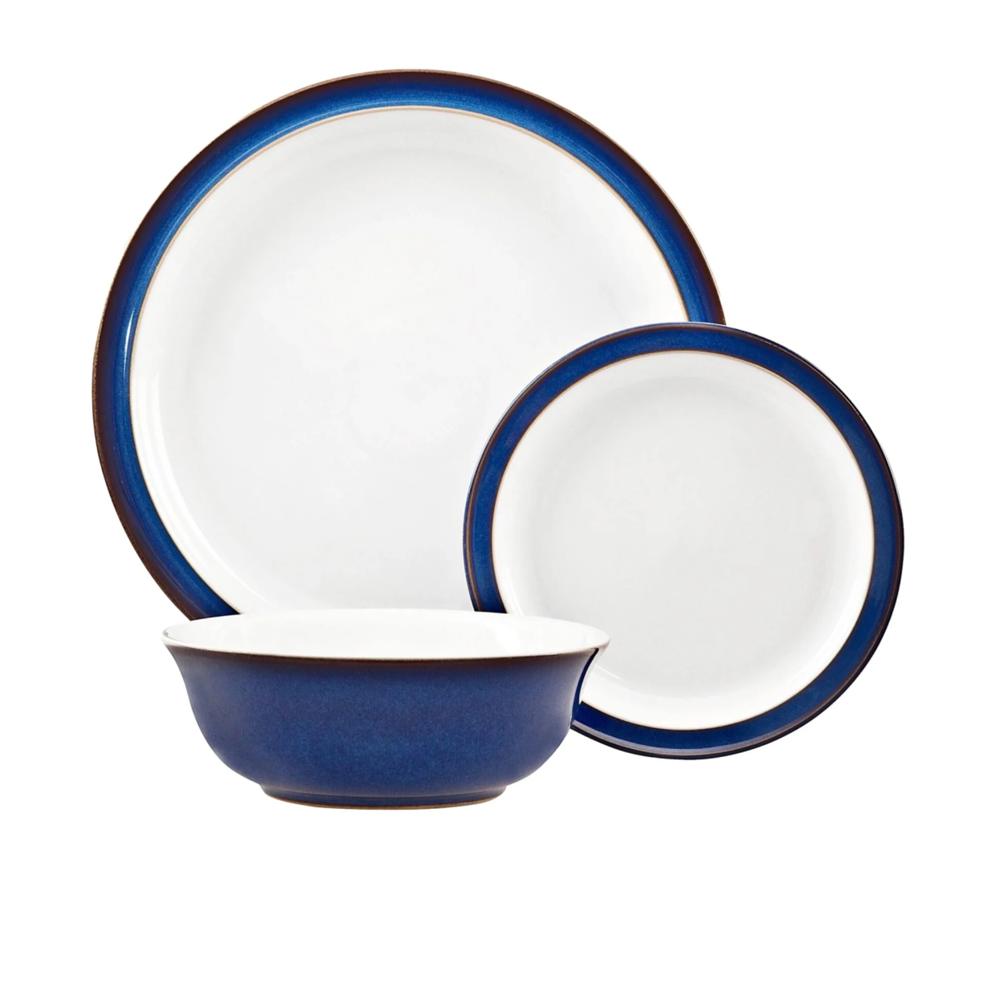 Denby Imperial Blue Dinner Set 12pc Image 1