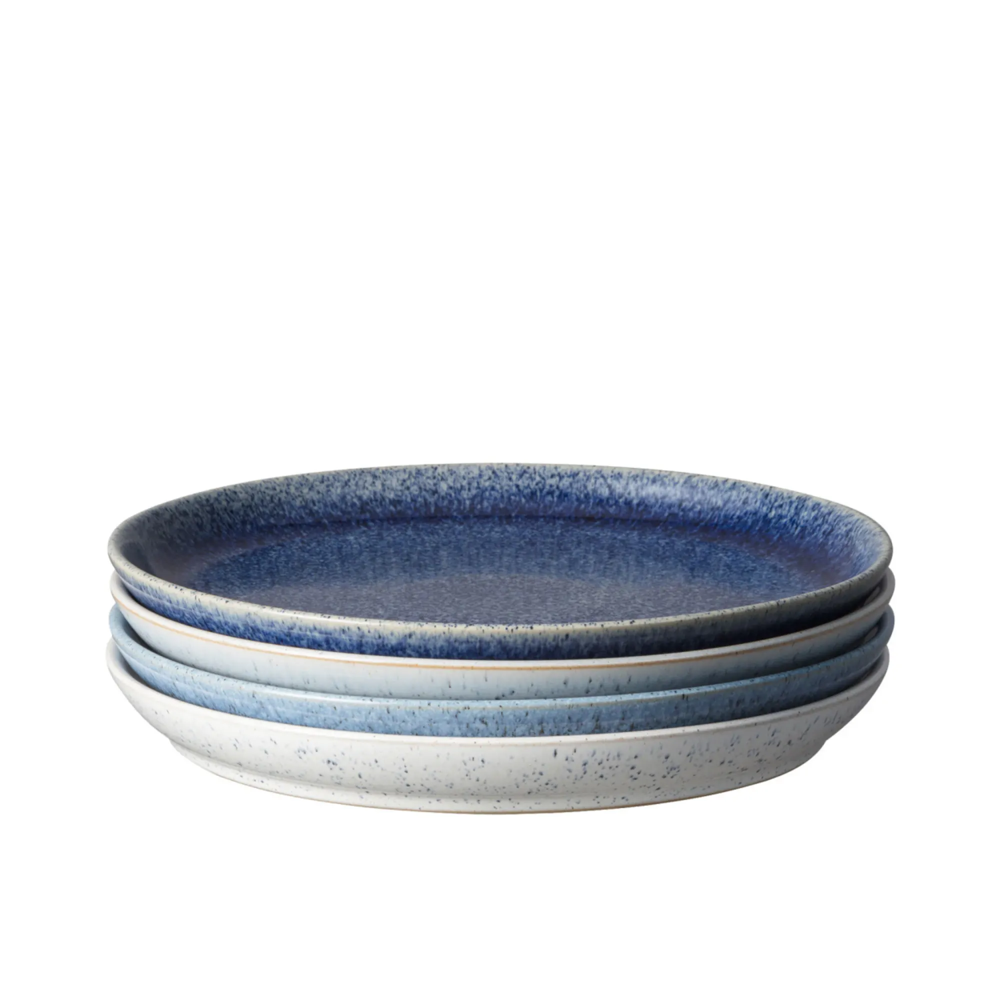Denby Studio Blue Coupe Dinner Plate 26cm Set of 4 Image 1