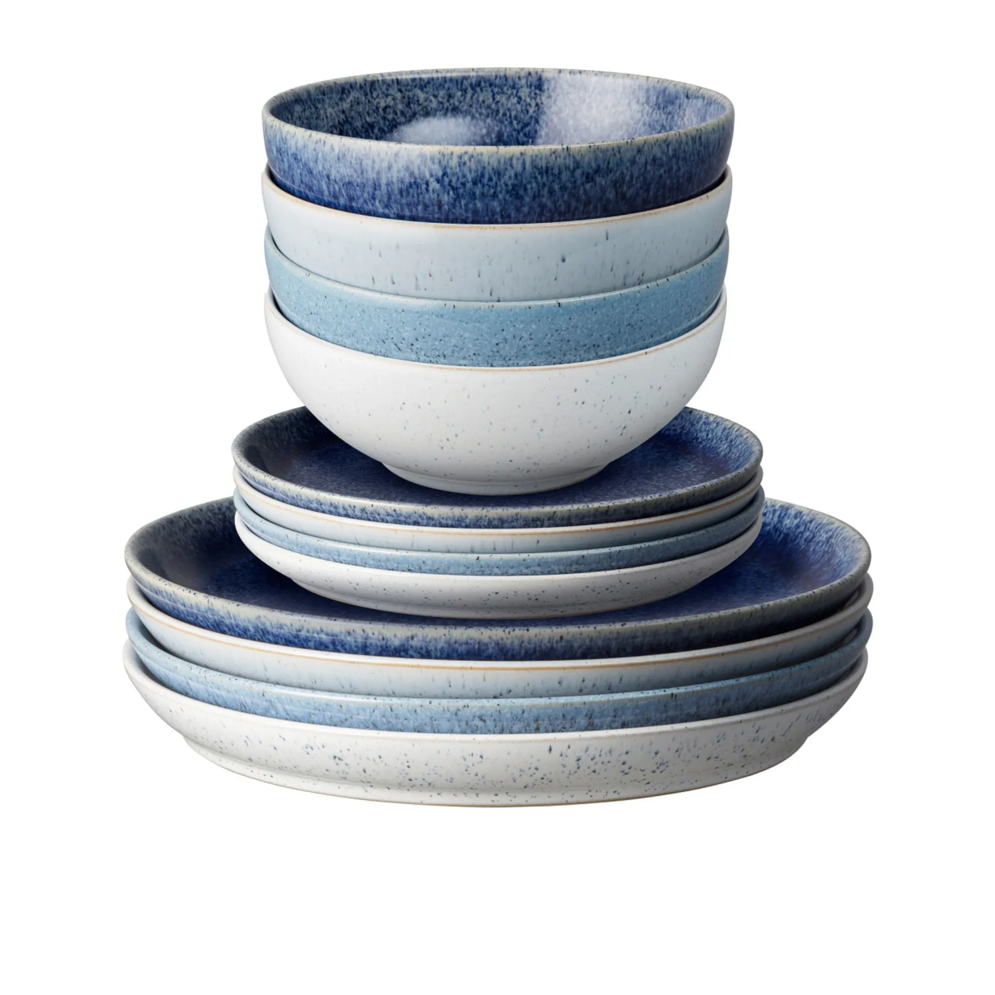 Denby Studio Blue Dinner Set 12pc Image 1