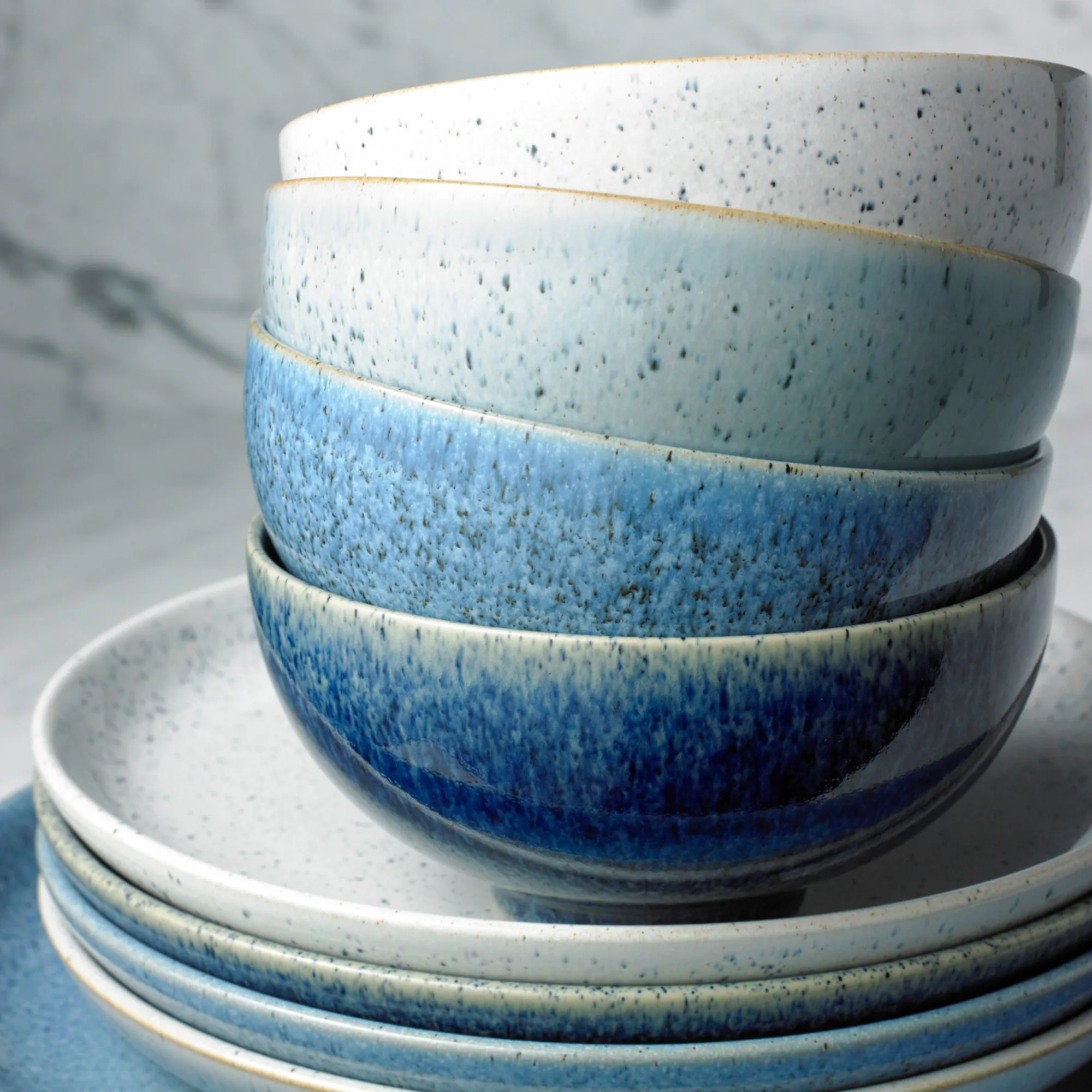 Denby Studio Blue Dinner Set 12pc Image 2