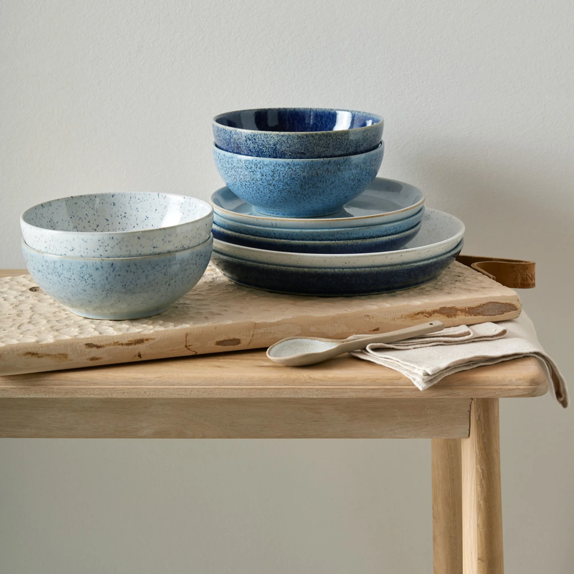 Denby Studio Blue Dinner Set 12pc Image 3