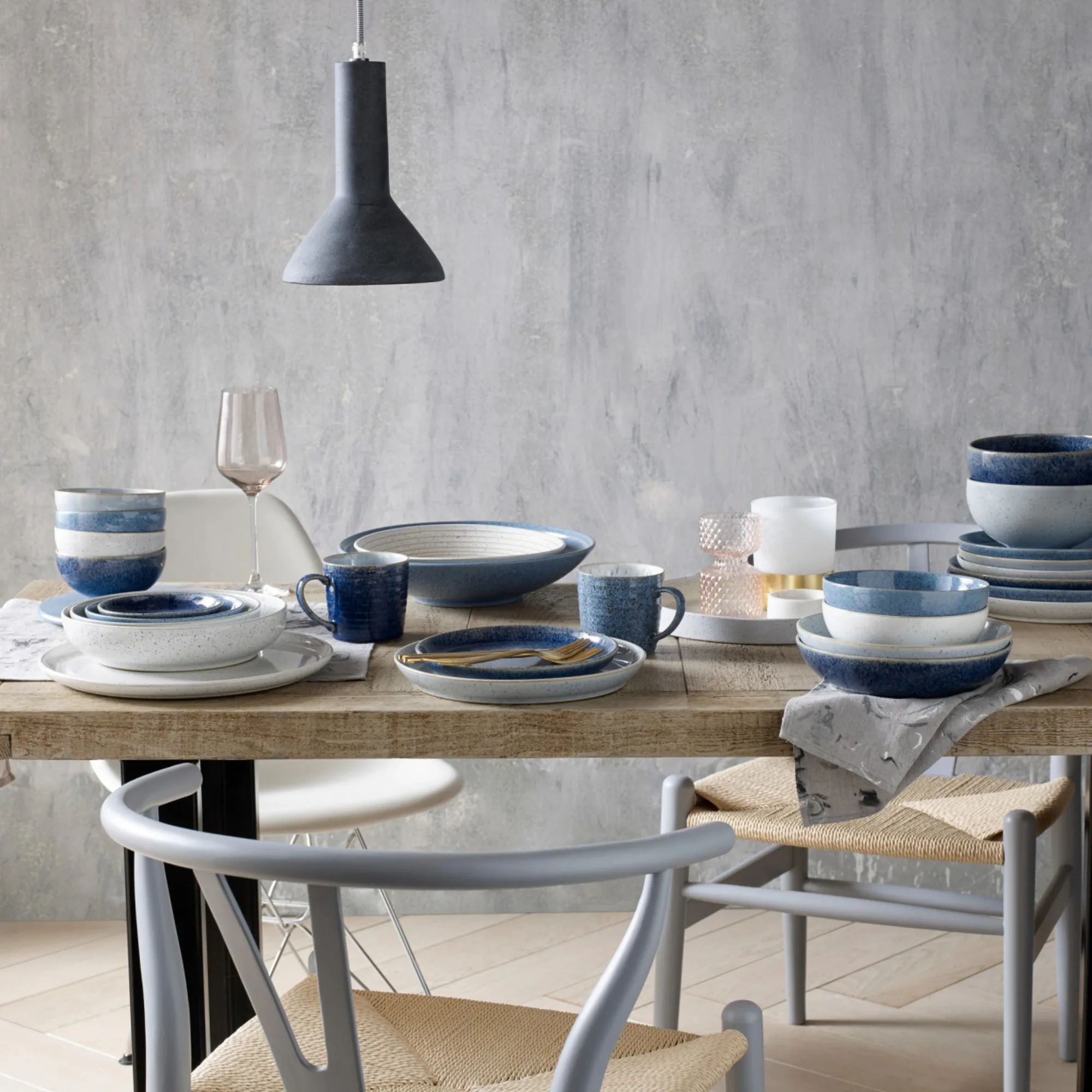 Denby Studio Blue Pasta Bowl Set of 4 Image 2