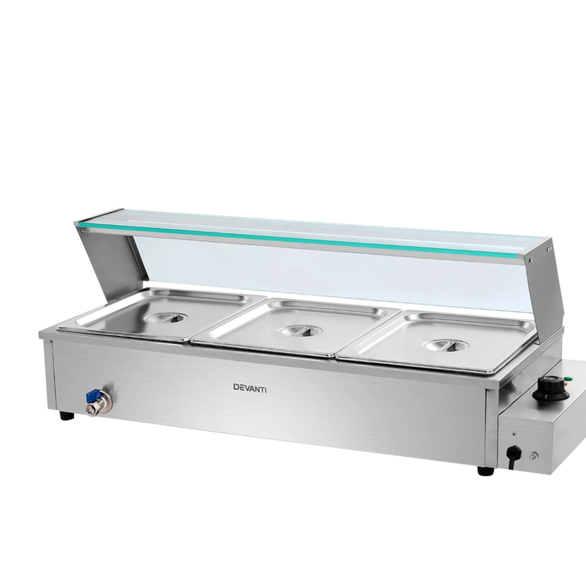Devanti Commercial Bain Marie Food Warmer Image 1