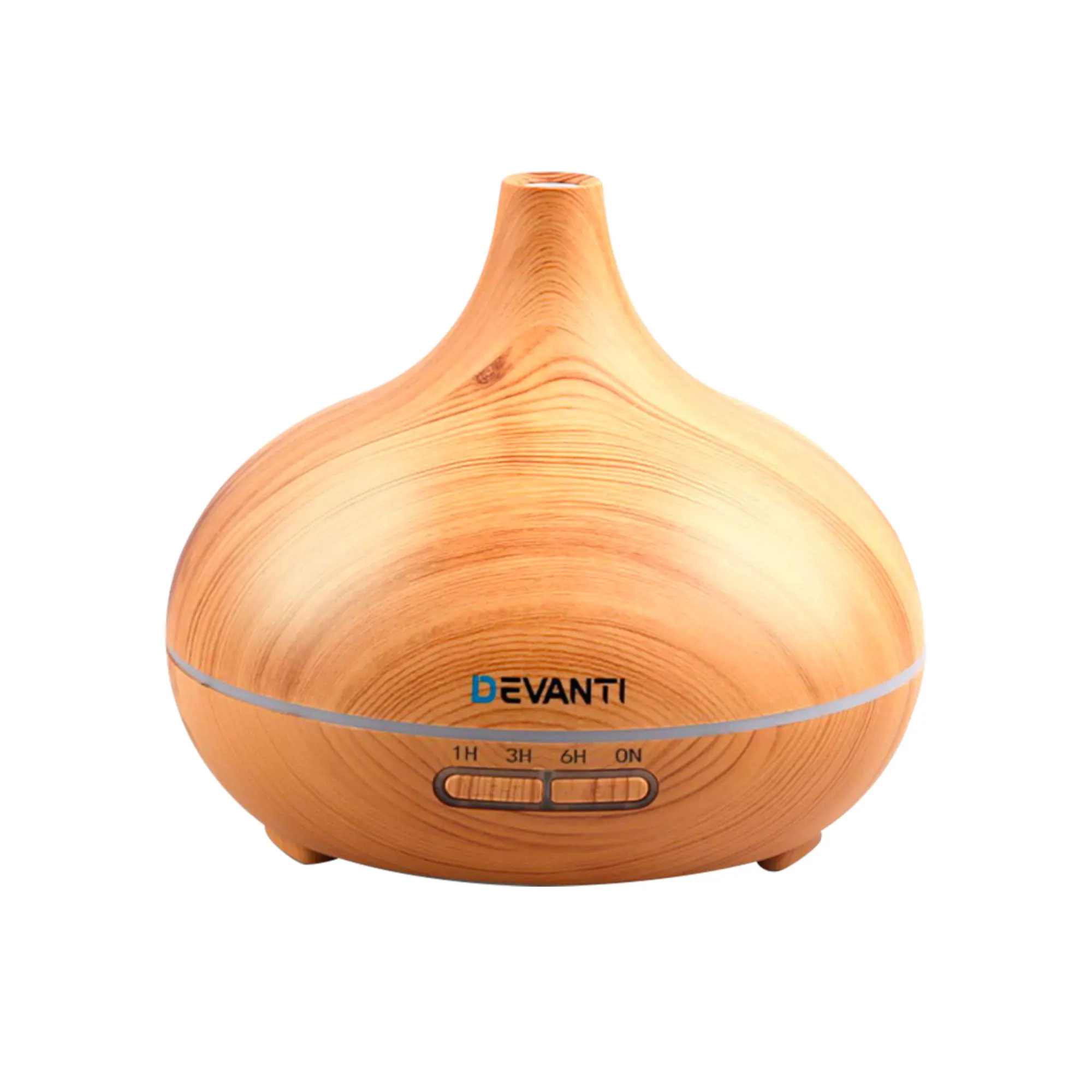 Devanti Aroma Diffuser 300ml Light Wood Grain Image 1