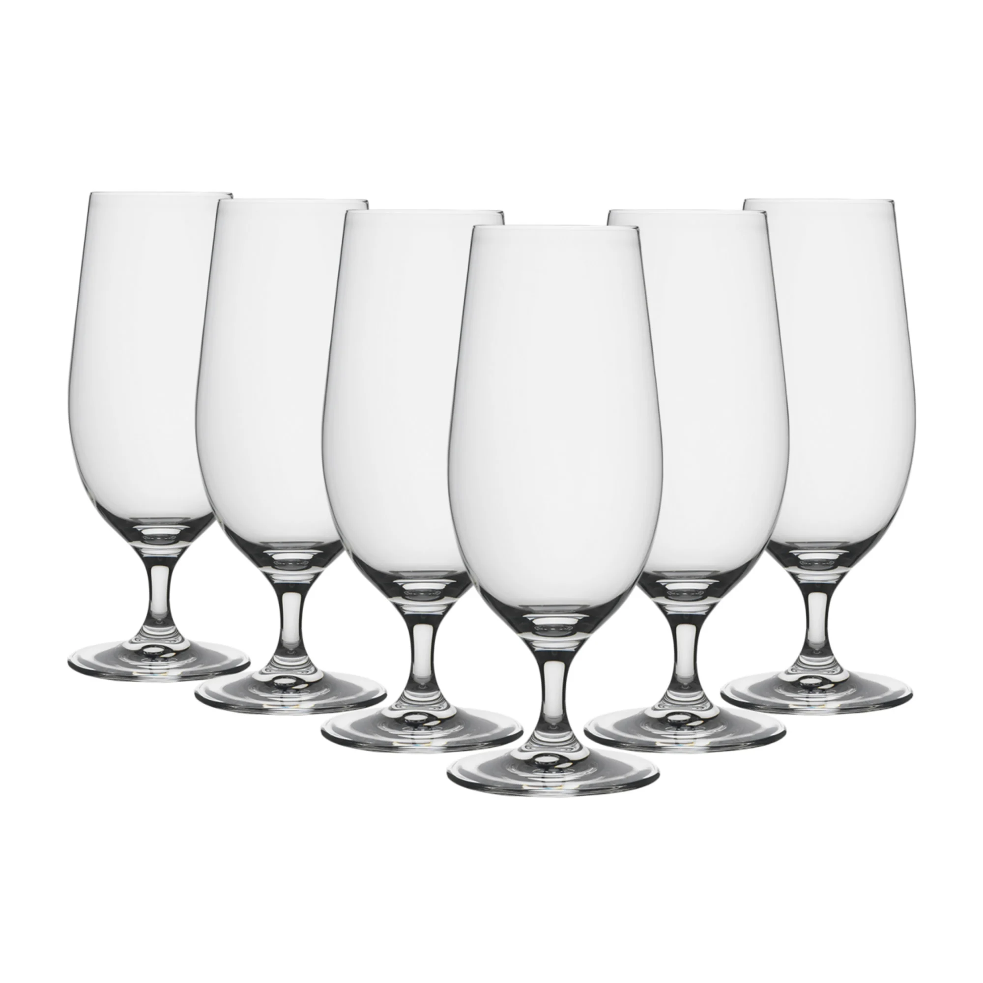 Ecology Classic Stem Beer Glass 460ml Set of 6 Image 1