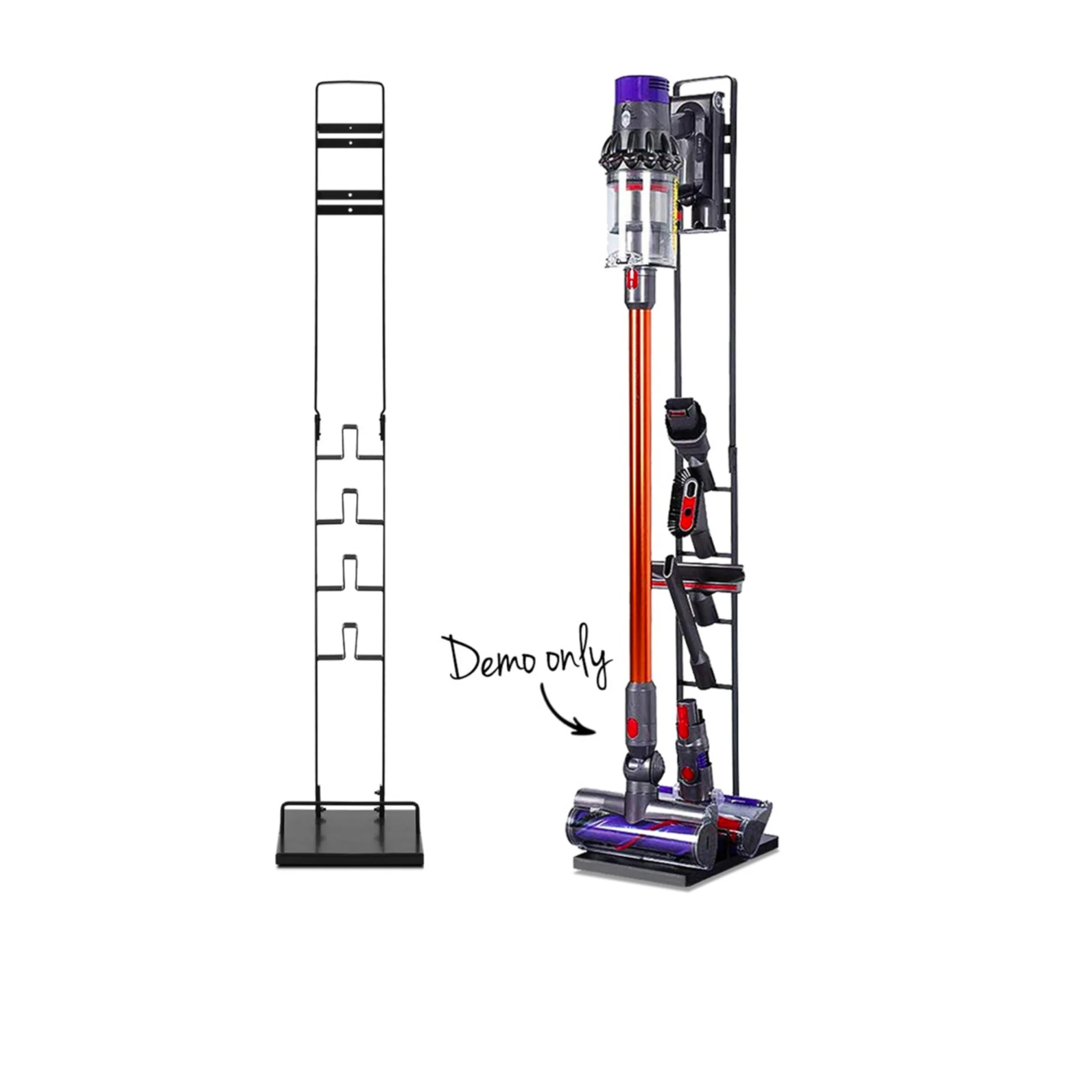 Artiss Freestanding Stick Vaccum Holder Black Image 1
