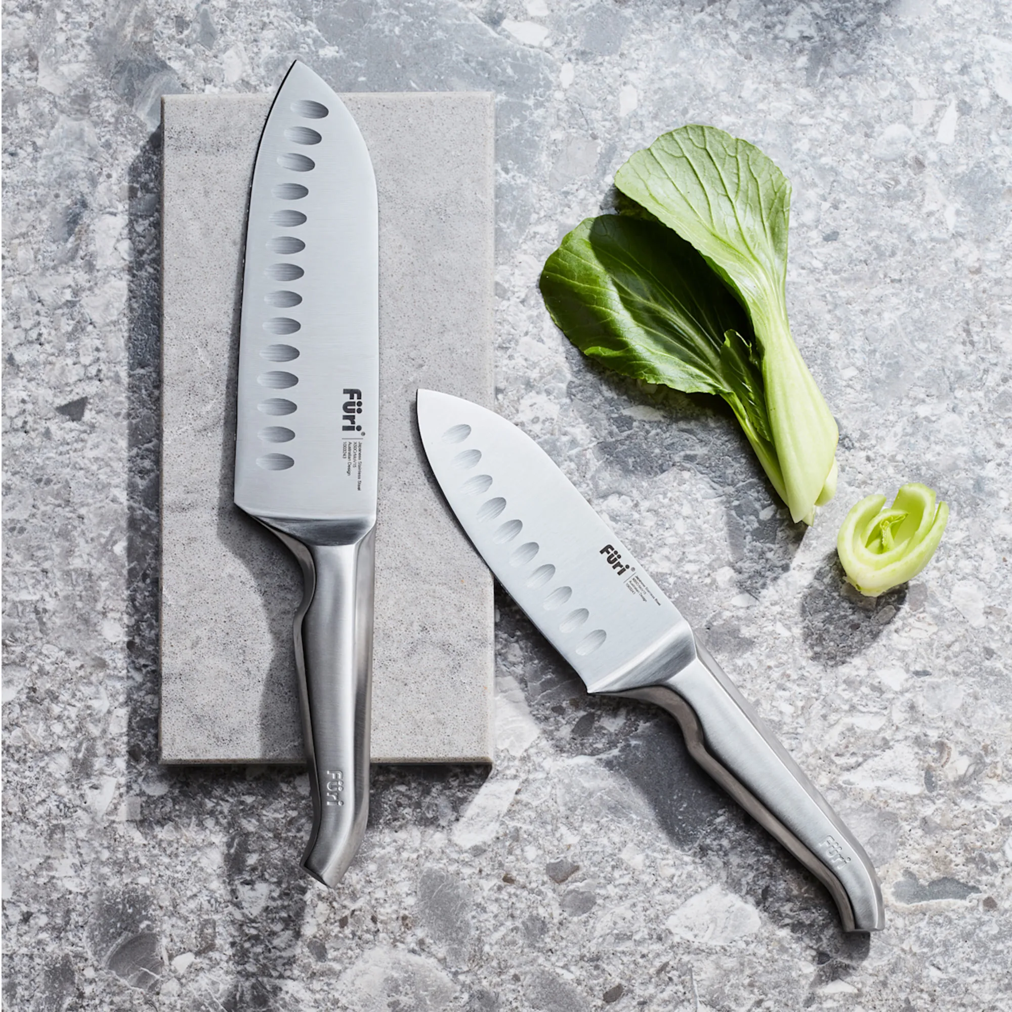 Furi Pro East/West Santoku 2pc Knife Set Image 3