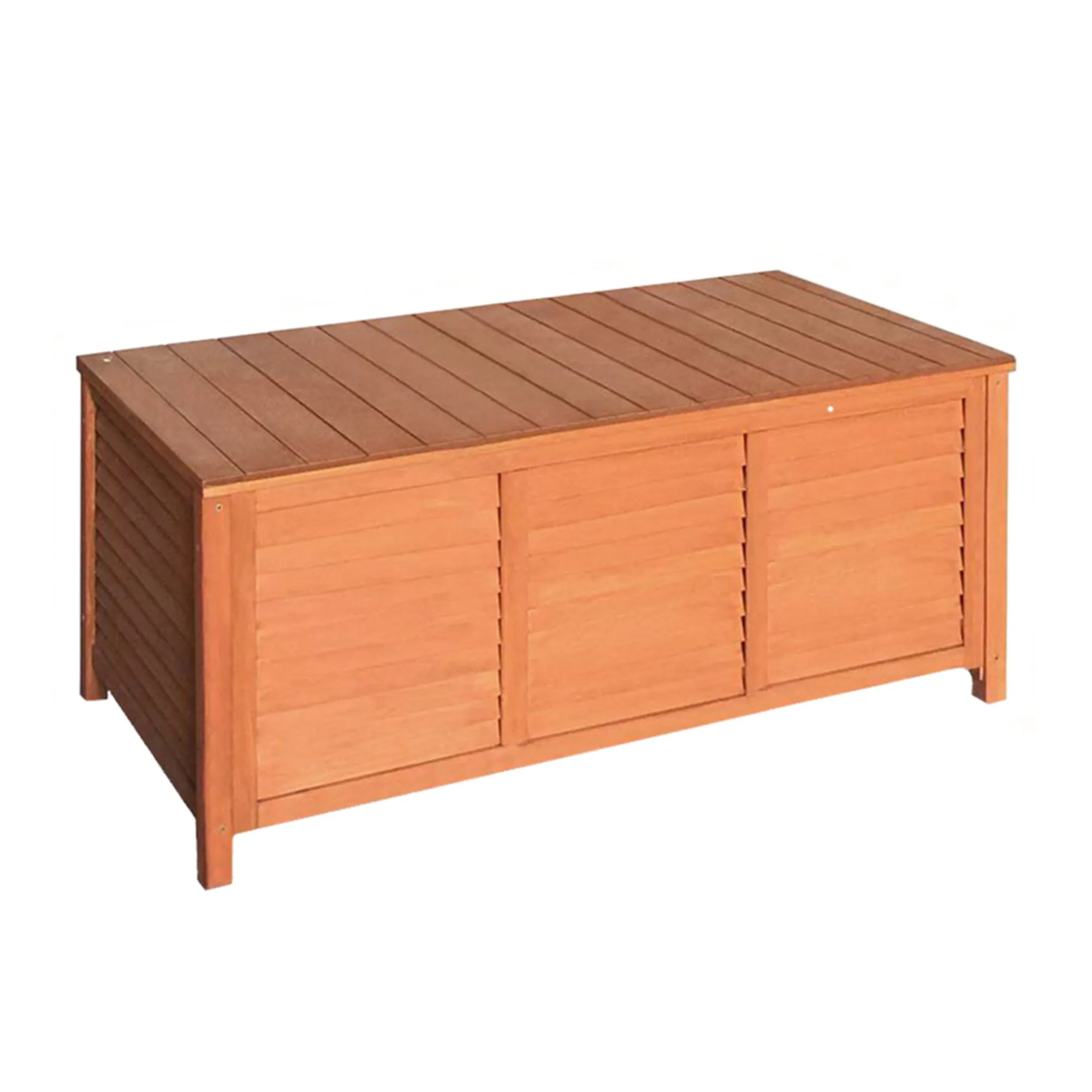 Gardeon Outdoor Storage Box 210L Oak Image 3