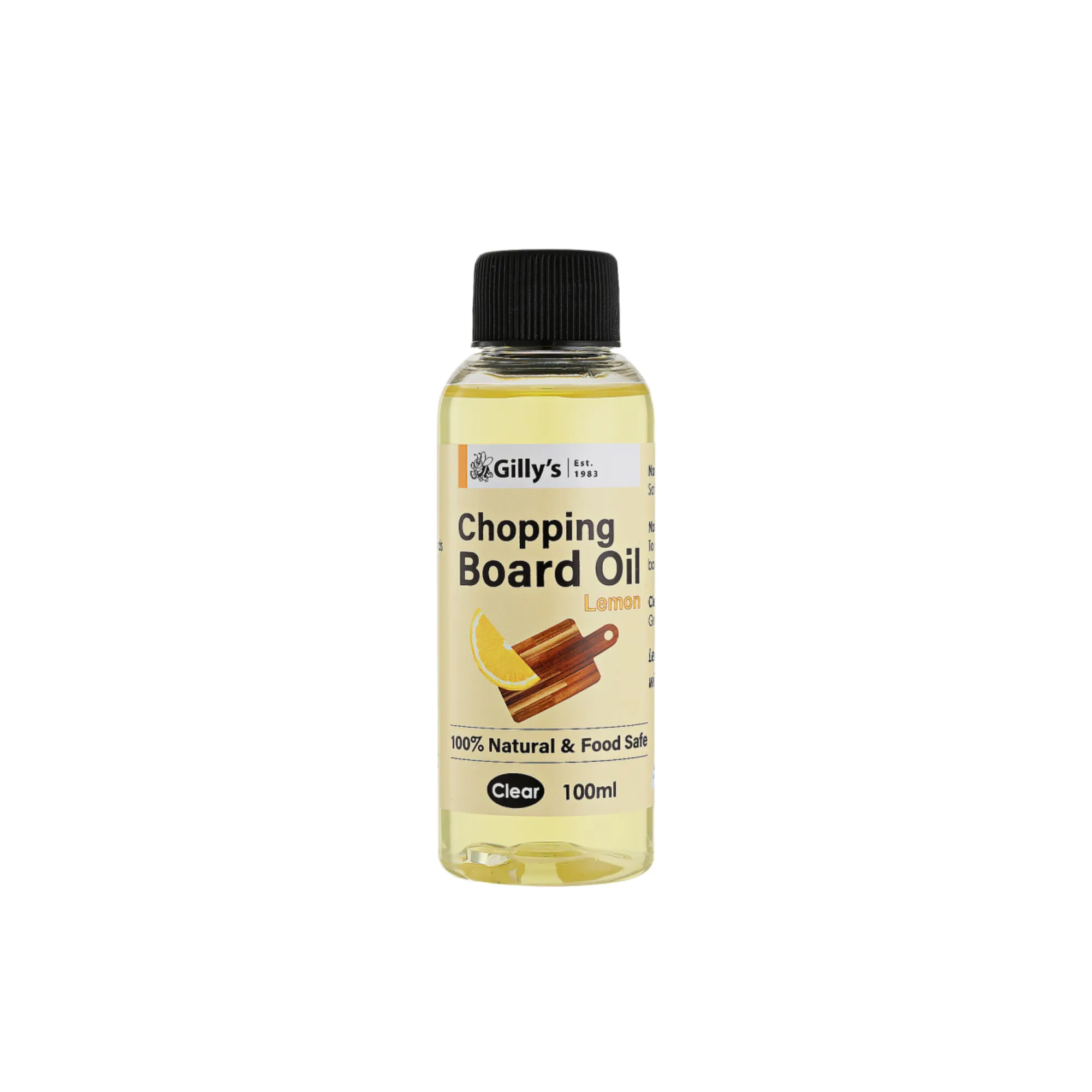 Gilly's Chopping Board Oil Lemon 100ml Image 1