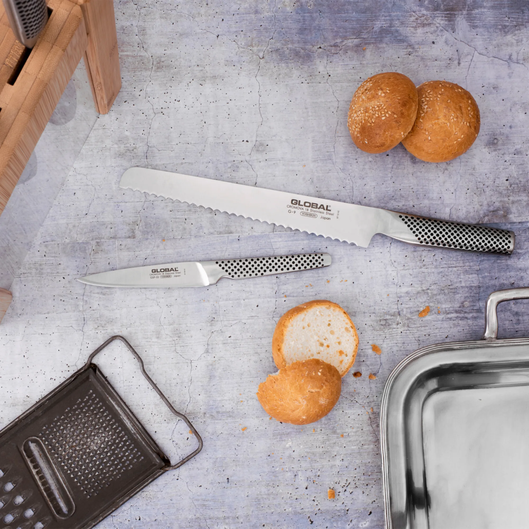 Global Ikasu 7pc Knife Block Set Image 3