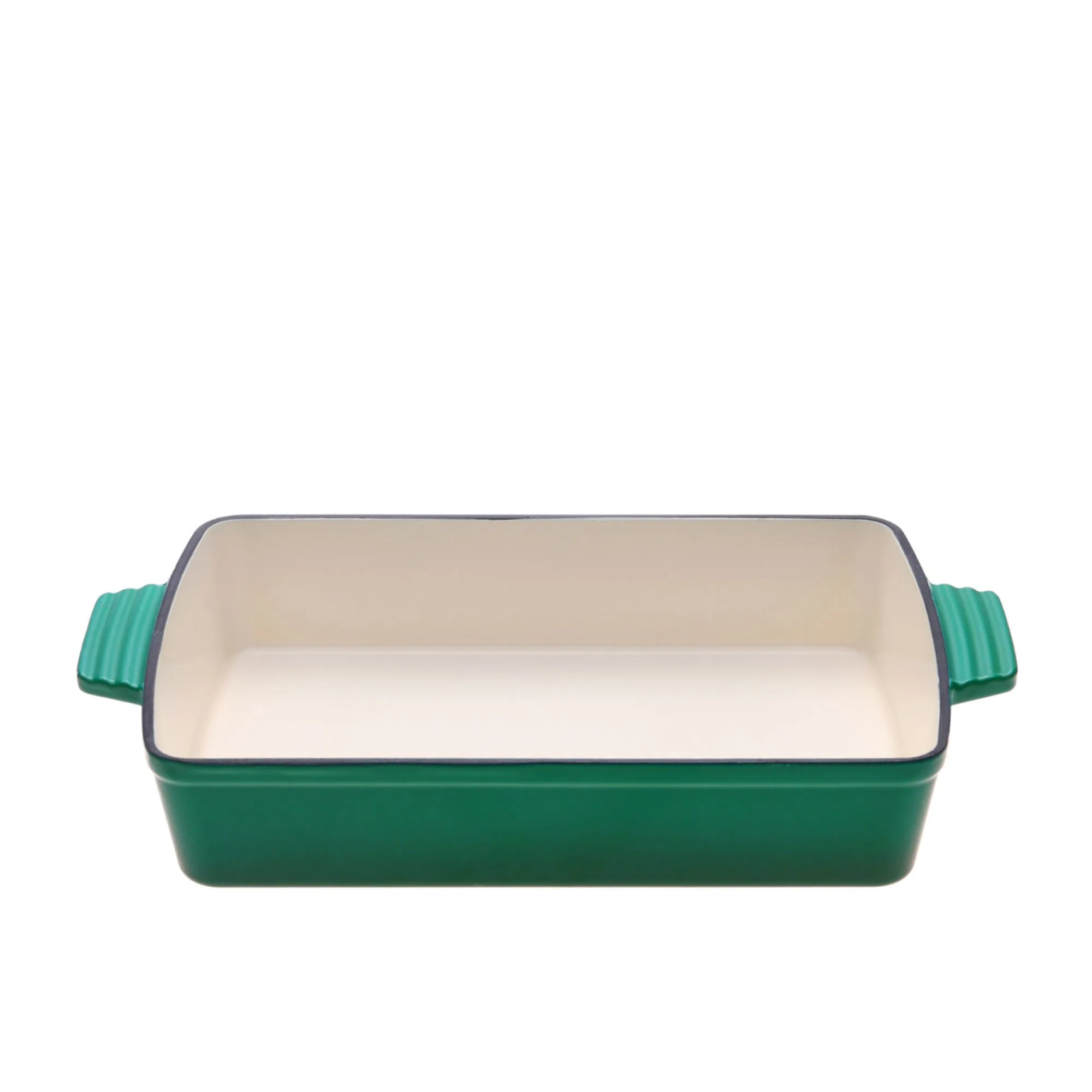 Gourmet Kitchen Cast Iron Rectangular Baking Pan 33cm Eden Green Image 3
