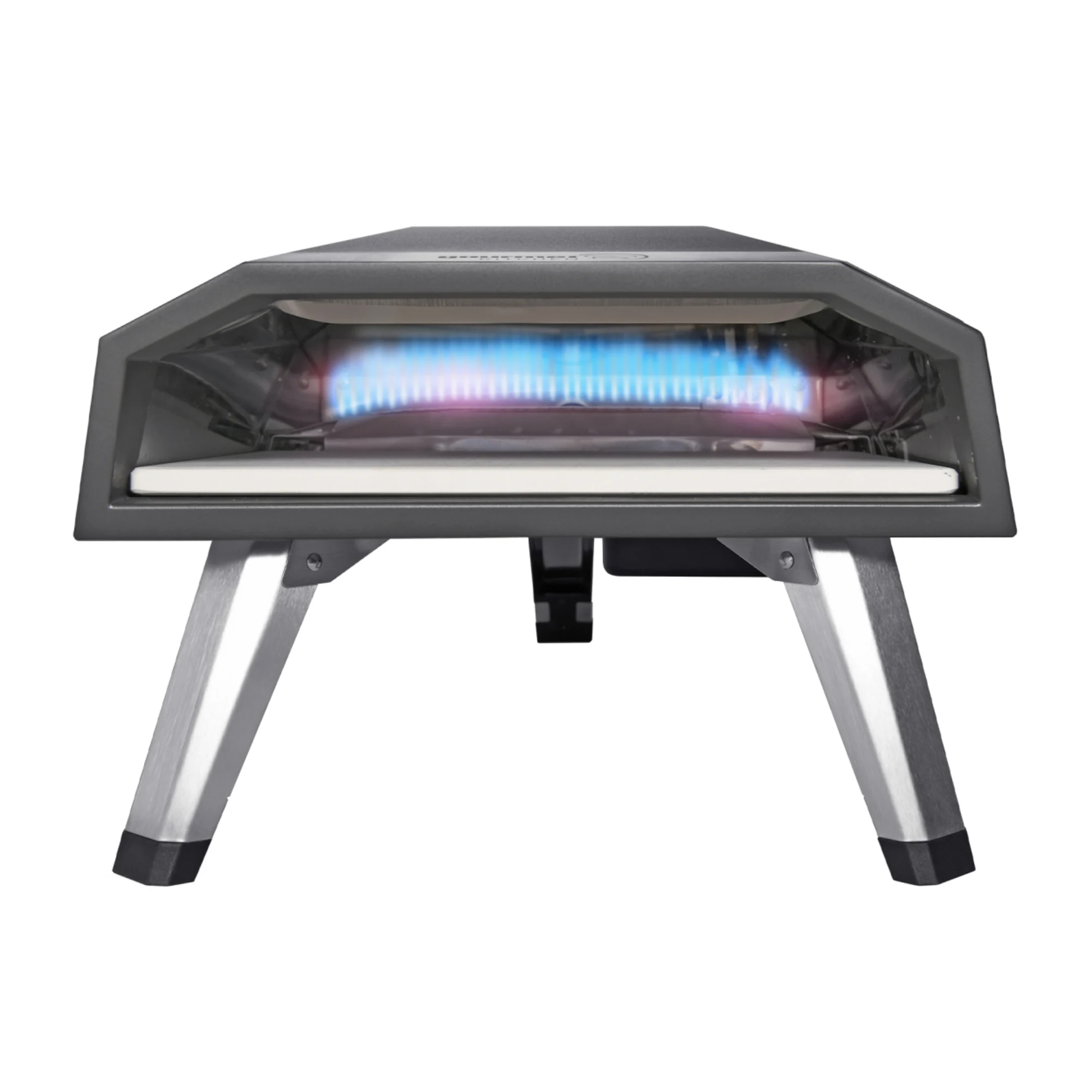 Gourmet Kitchen Portable Gas Pizza Oven with Pizza Stone and Carry Bag Image 1