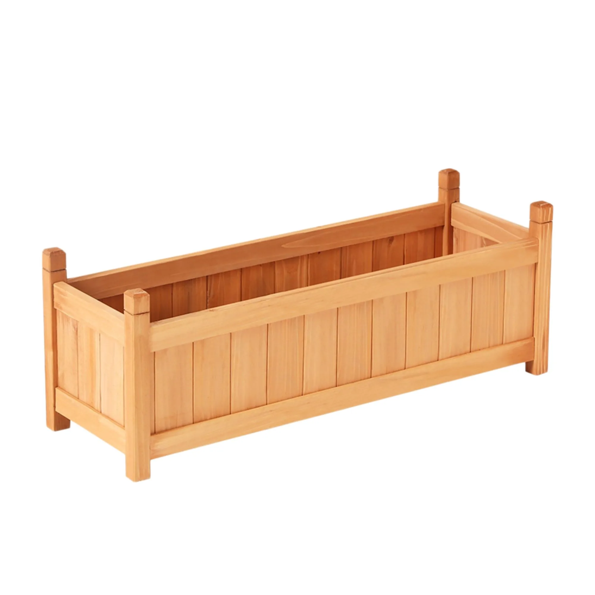 Greenfingers Raised Garden Bed 90x30cm Brown Image 1