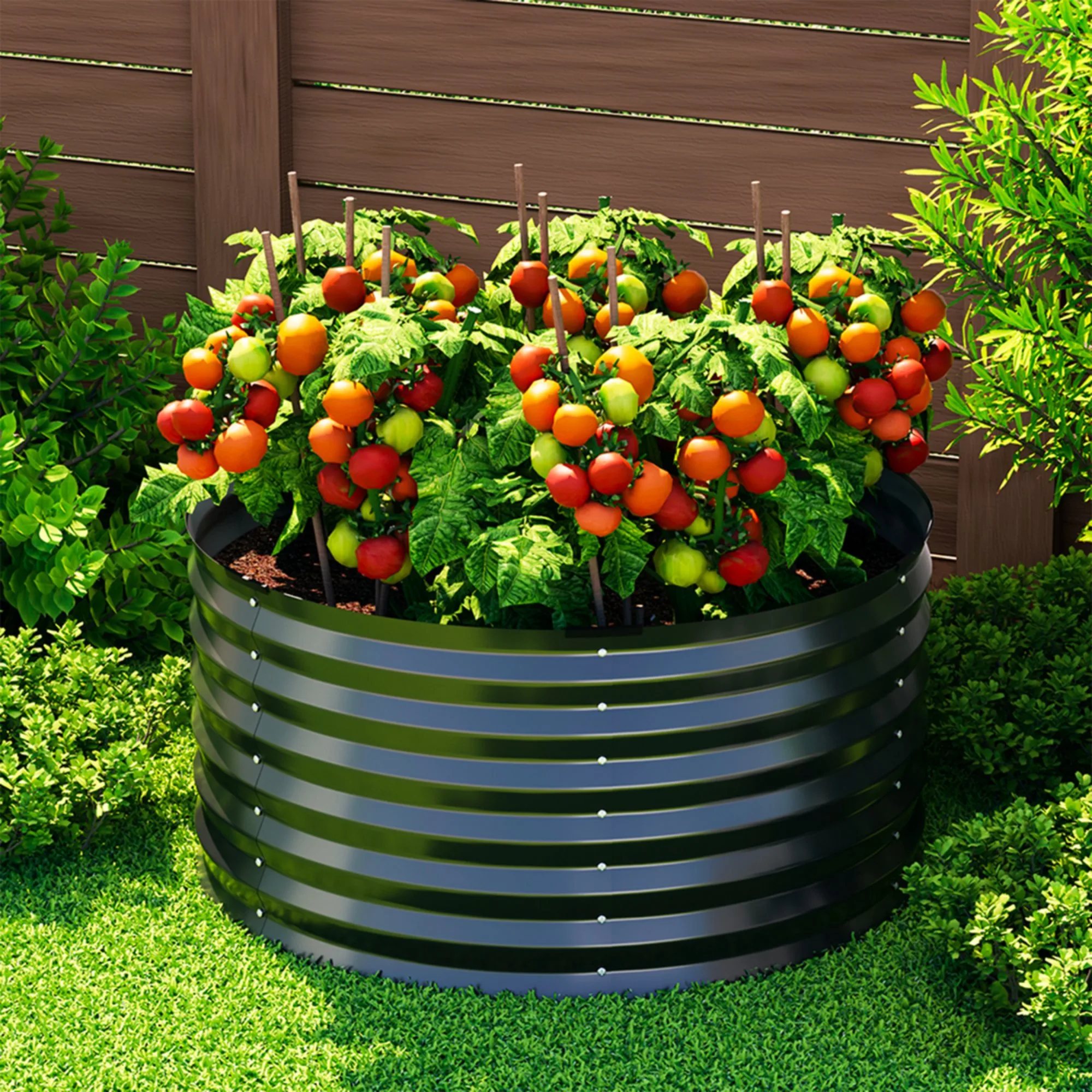 Greenfingers Round Garden Bed 90cm Image 2