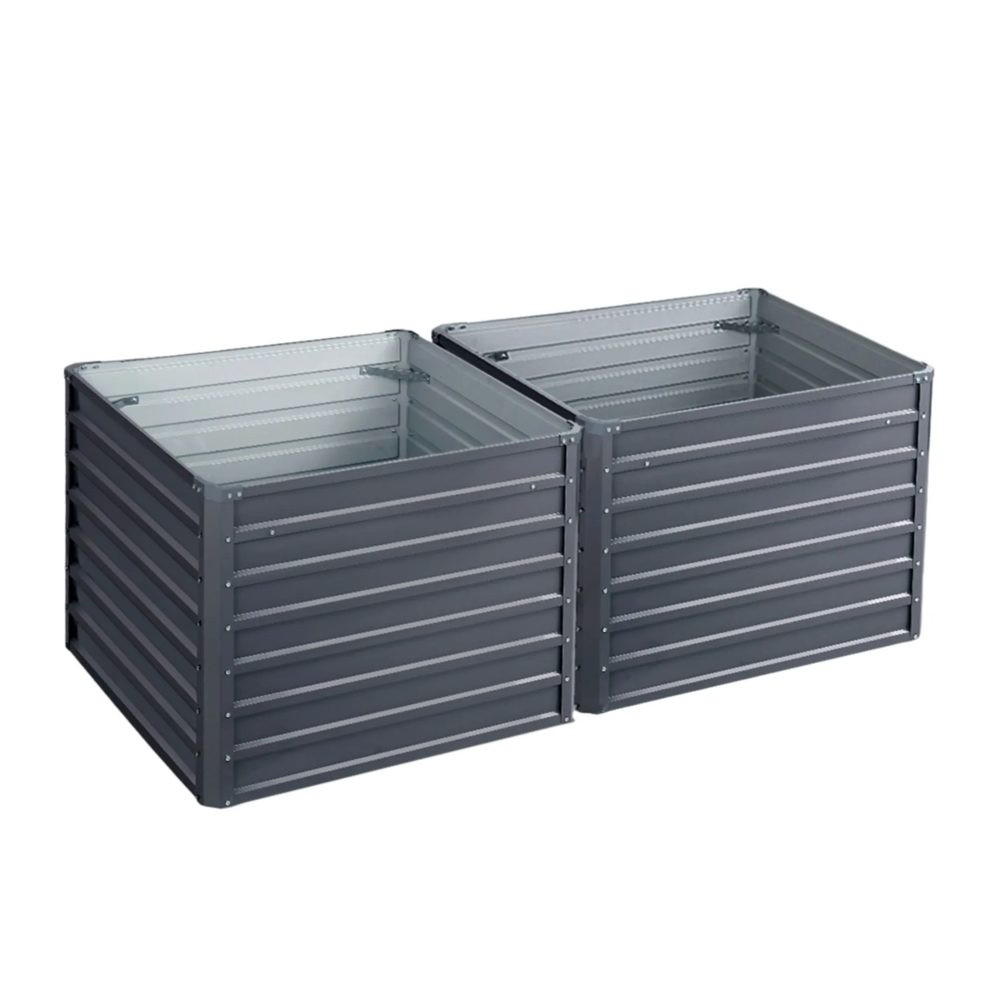 Greenfingers Square Garden Bed 100cm 2pc Image 1