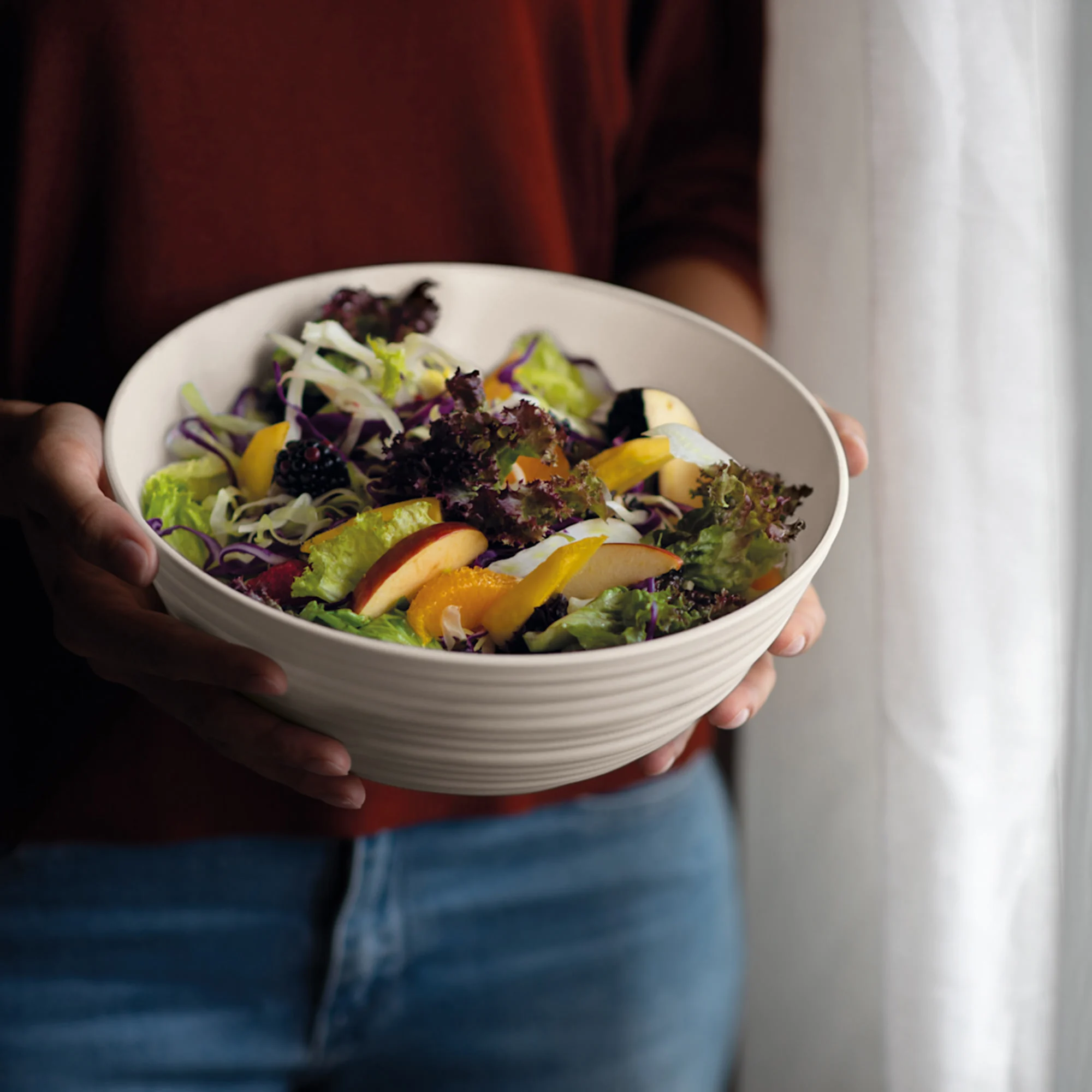 Guzzini Earth Tierra Bowl Large White Image 2