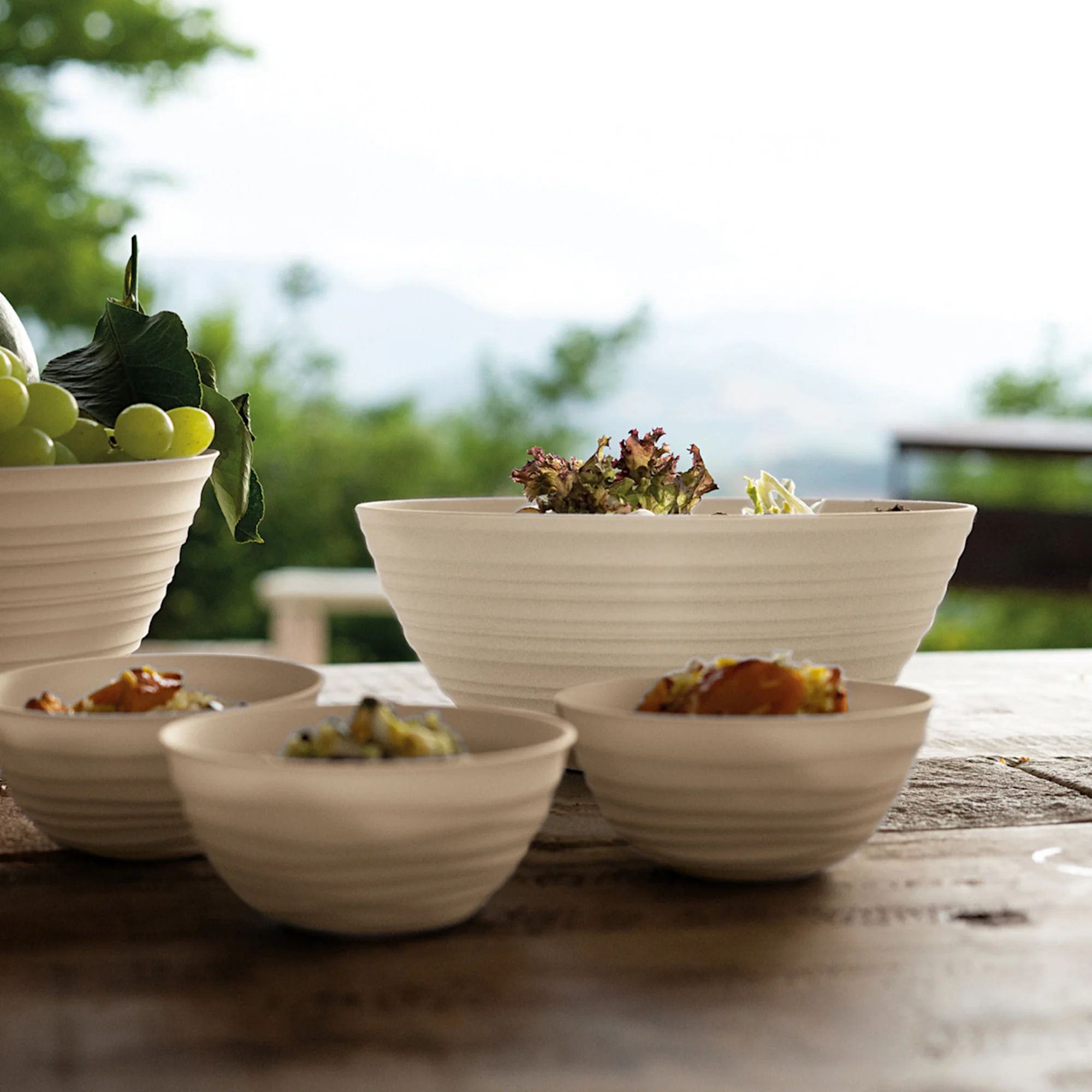 Guzzini Earth Tierra Bowl Large White Image 3