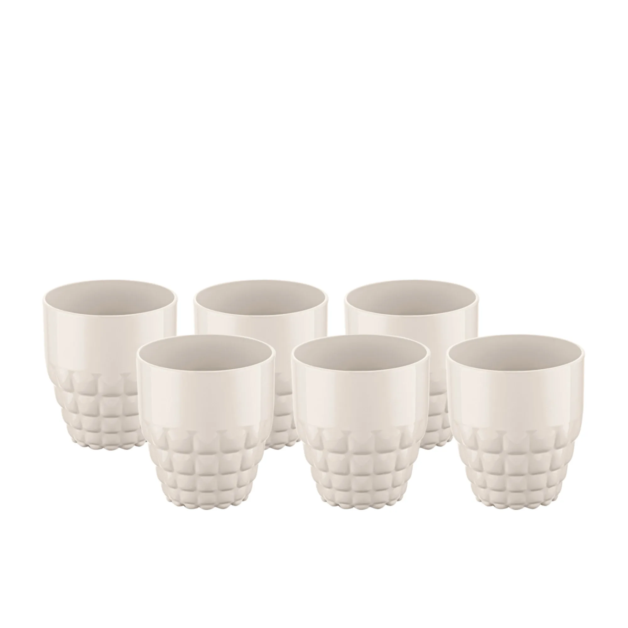 Guzzini Tiffany Tumbler 380ml Set of 6 White Image 1